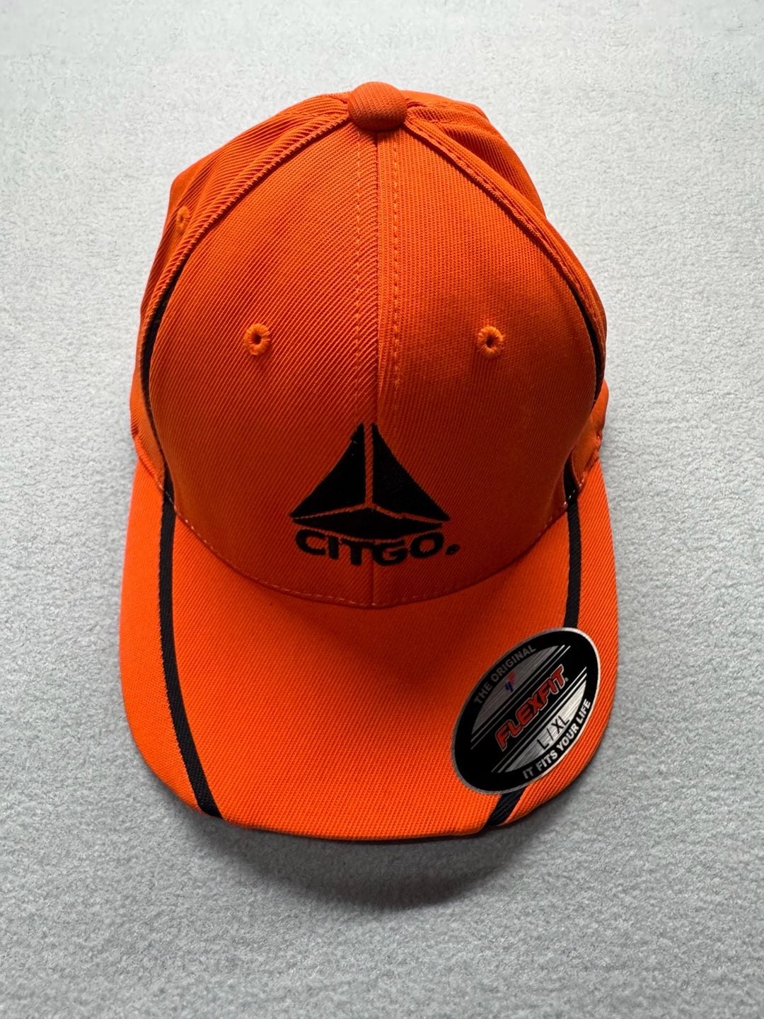Sport-Tek Citgo Citgo Refinery Orange Flexfit Hat L/XL 2