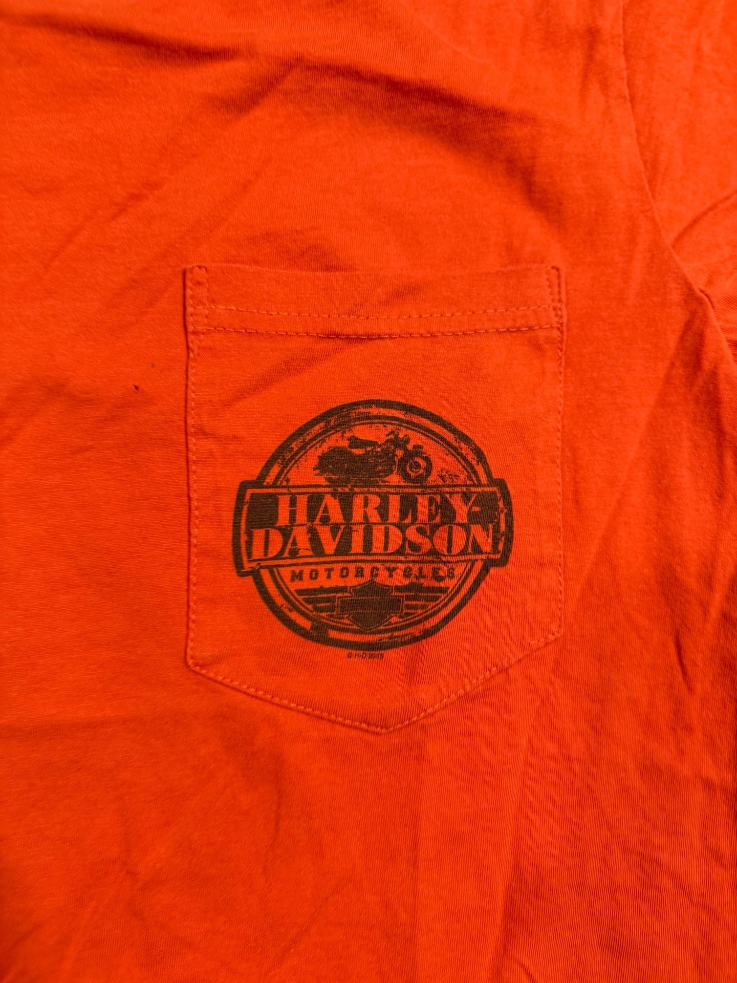 Harley-Davidson Deadwood SD Orange T-Shirt 3