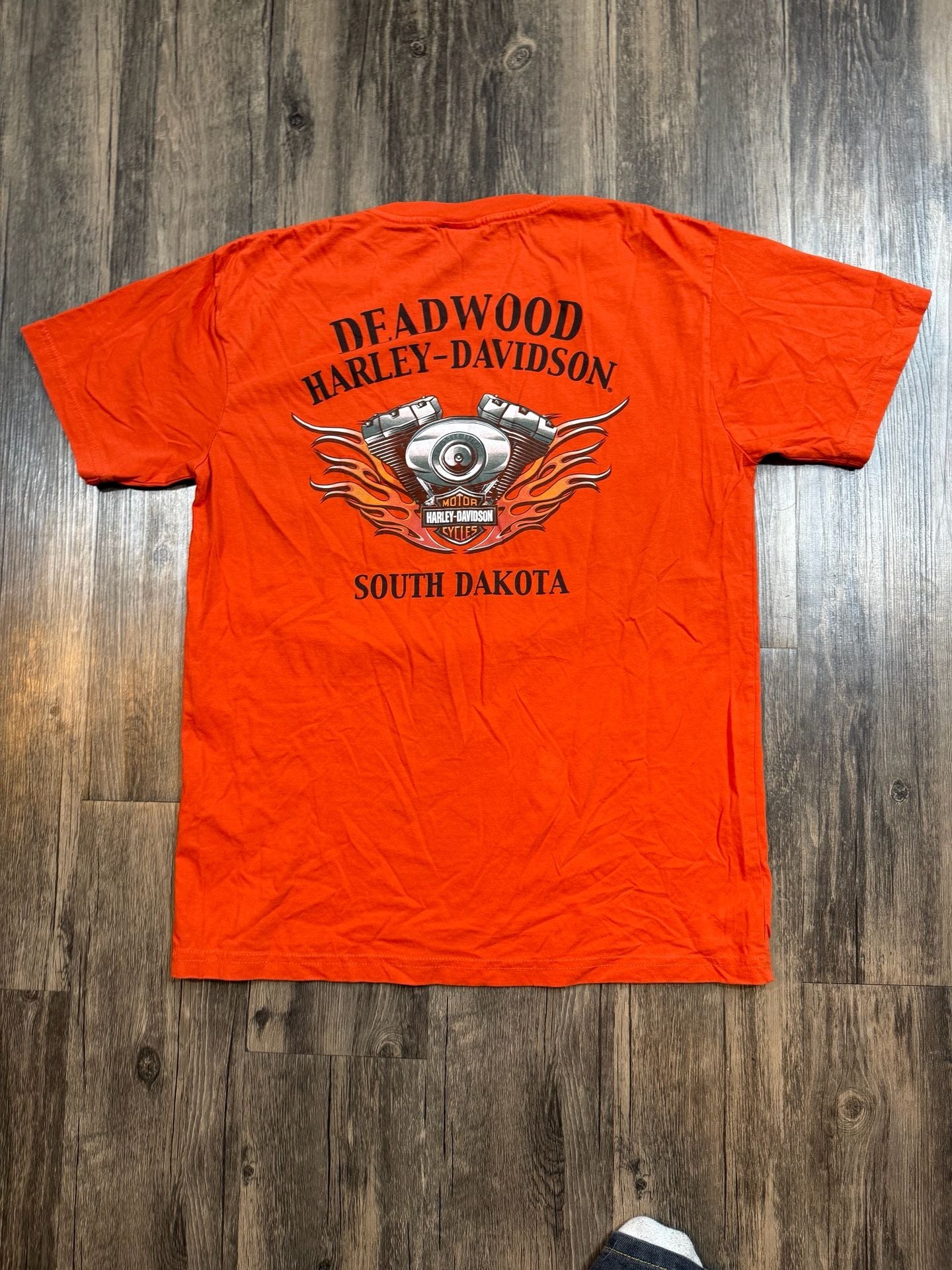 Harley-Davidson Deadwood SD Orange T-Shirt 5