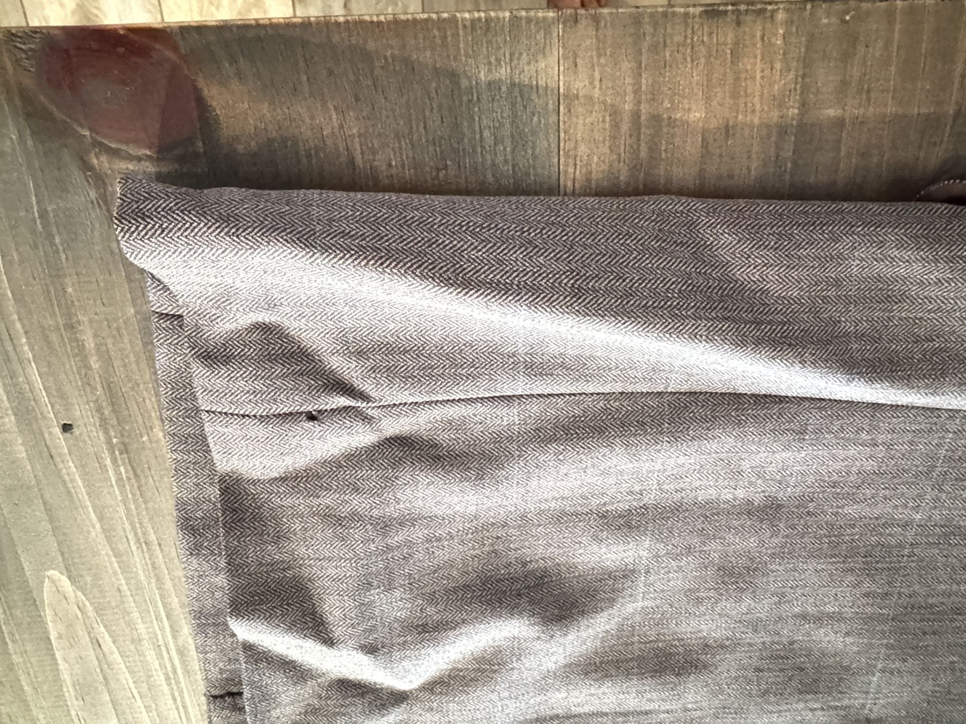 Marc Jeffries Wool Herringbone Blazer Sport Coat Grey 14