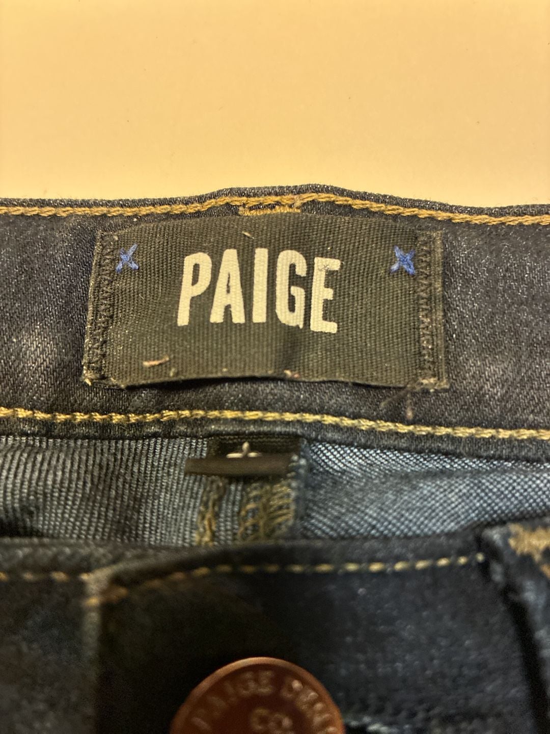 Paige Straight Jeans Size 26 Dark Wash Denim 5