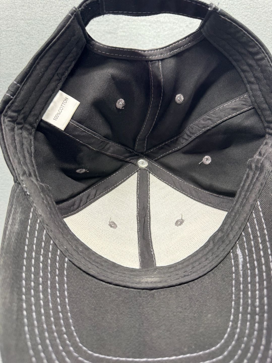 TRC Covers Fishing Rod Protection Hat Cap Black Gray Adjustable 5