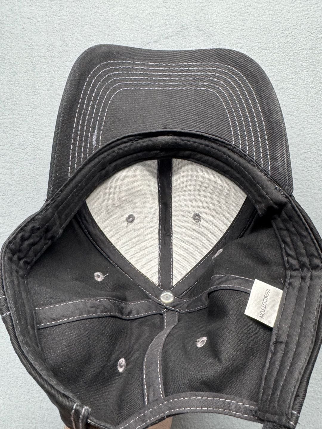 TRC Covers Fishing Rod Protection Hat Cap Black Gray Adjustable 6