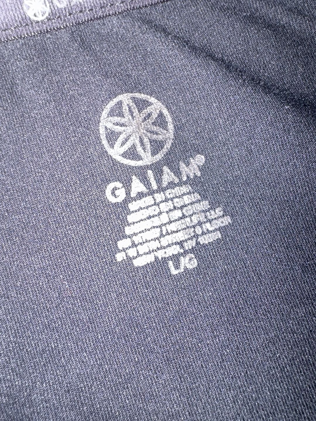 Gaiam Full Zip Active Jacket Size L Black Athletic Outerwear 5