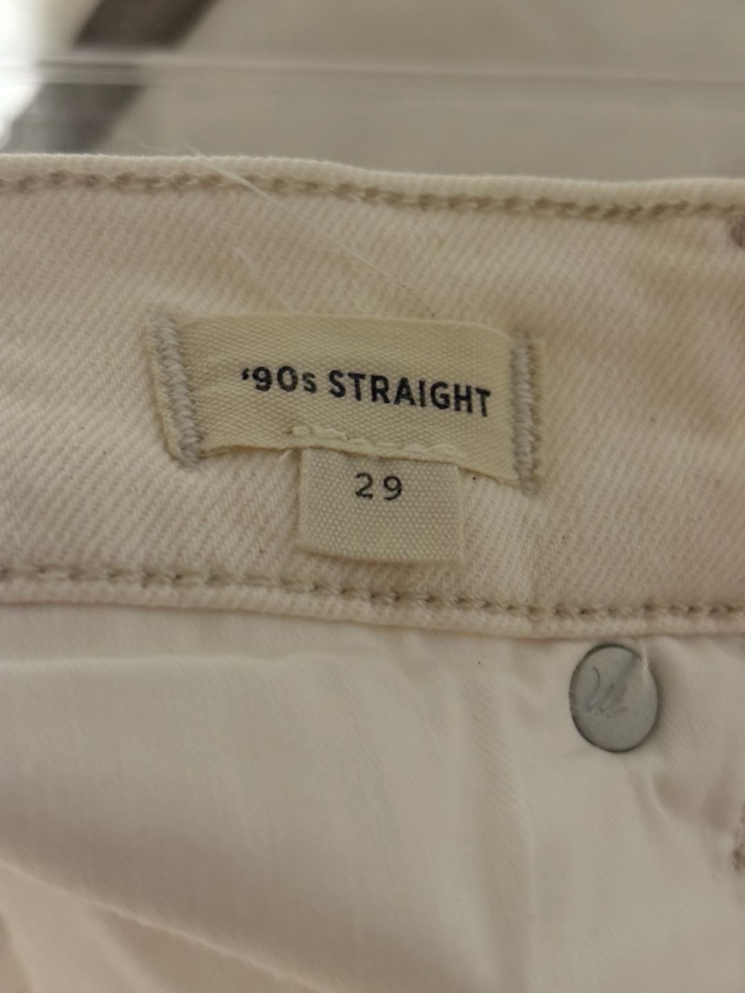 Madewell The Perfect Vintage Jean Size 29 Off White 3