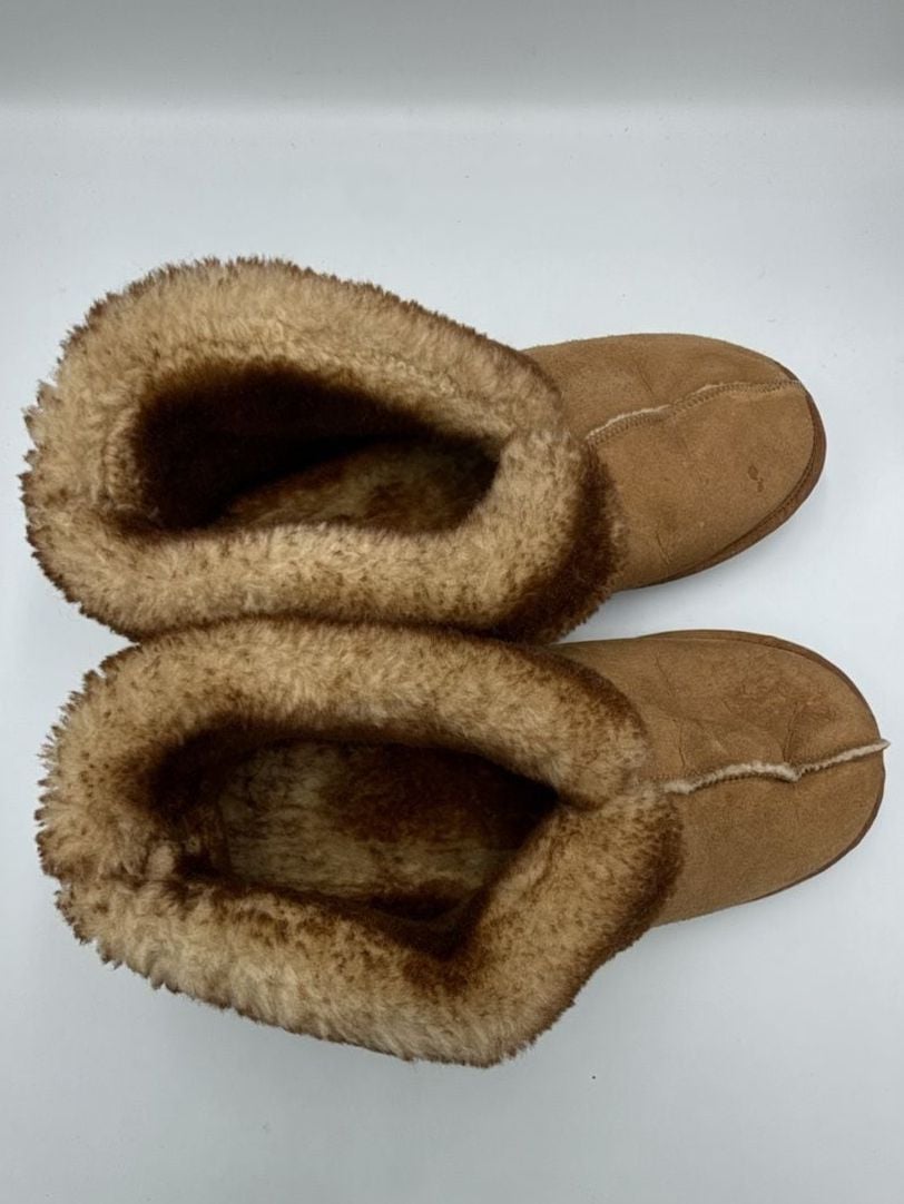 Sheepskin Factory Denver Co Slippers Brown Shearling
Size XL
#895 8