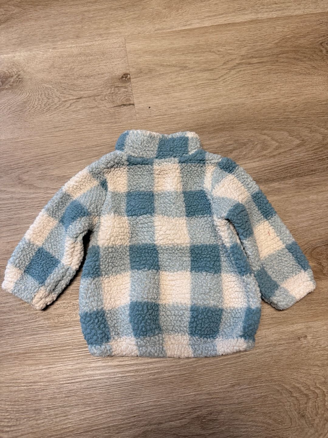 Carter's Just One You Sherpa Pullover Size 6m Blue Plaid 4