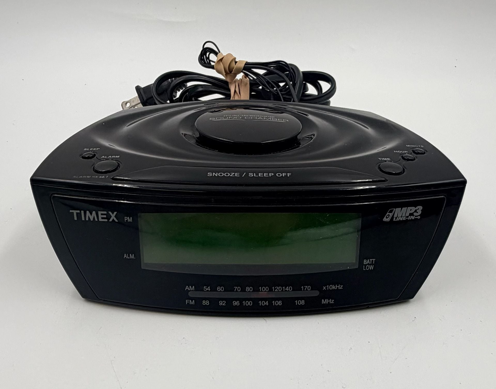 Timex Multi Directional Sound Chamber Alarm Clock T227BQ MP3 Line In 1