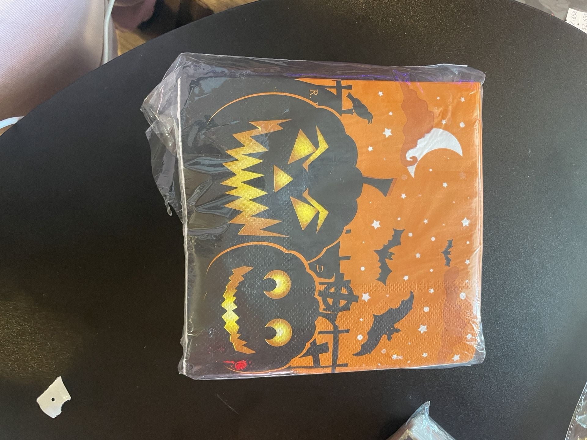 Halloween Party Supplies Set Napkins Plates Bags 5