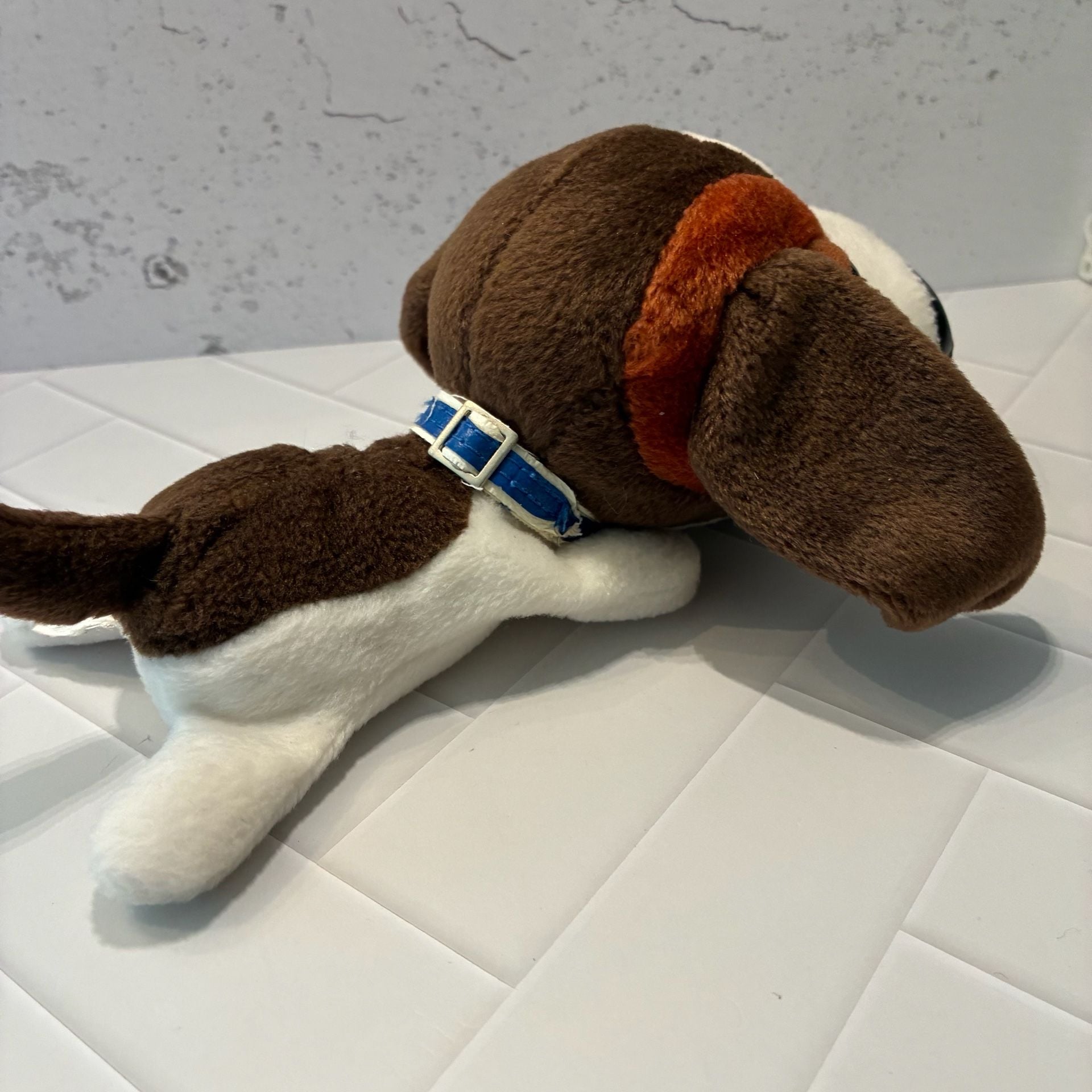 Basset Hound Plush Stuffed Animal Toy Brown White 3