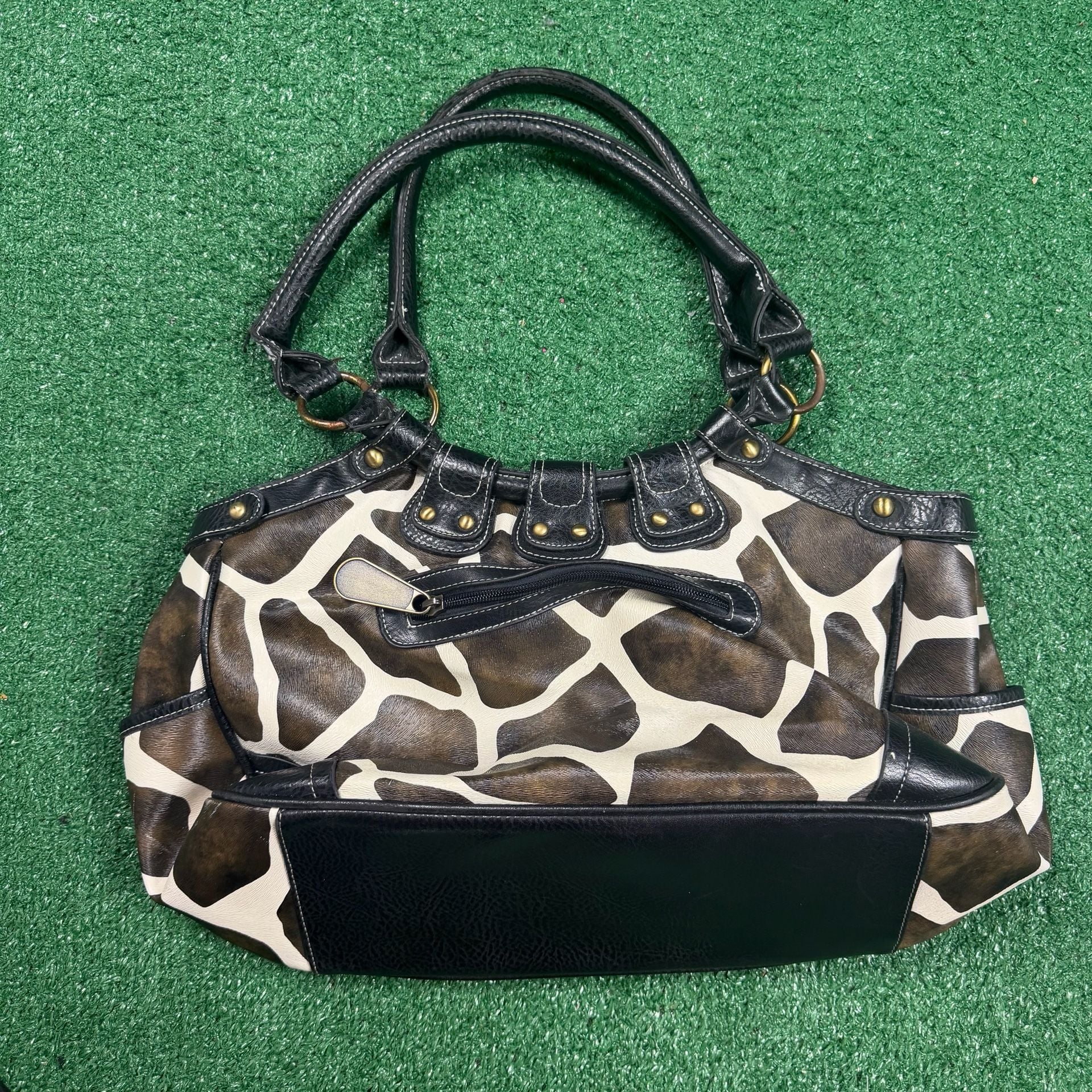 D&G Dolce & Gabbana Giraffe Print Handbag 4