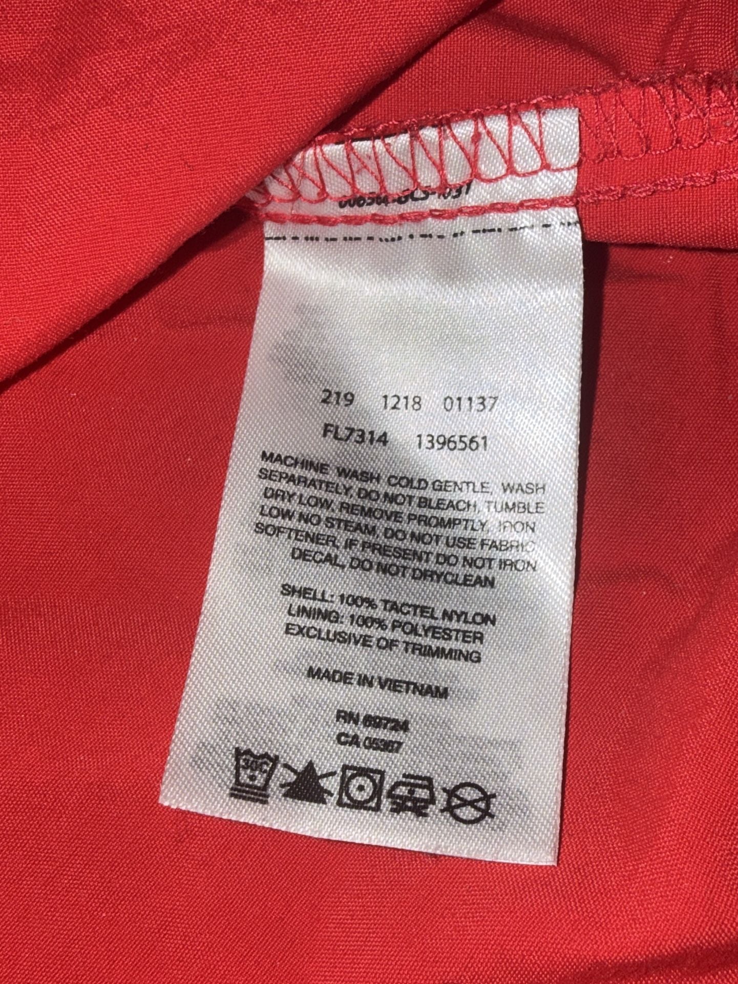 Columbia PFG Bahama II Women's Red Fishing Shirt Roll Tab Long Sleeve Small 10