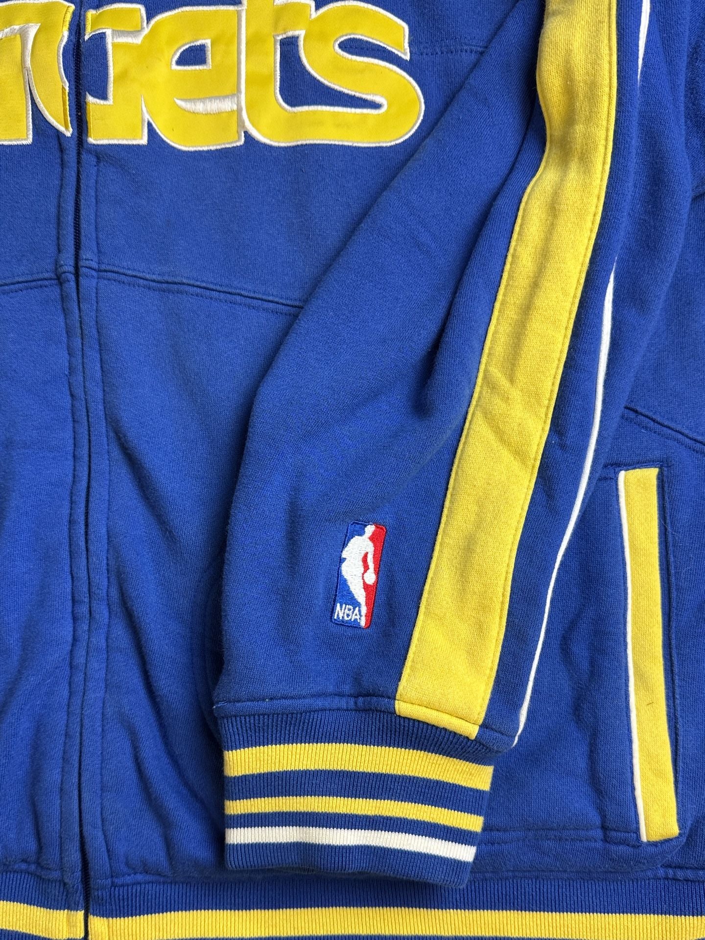 Mitchell & Ness Denver Nuggets Hardwood Classics Full Zip Hoodie XL 3