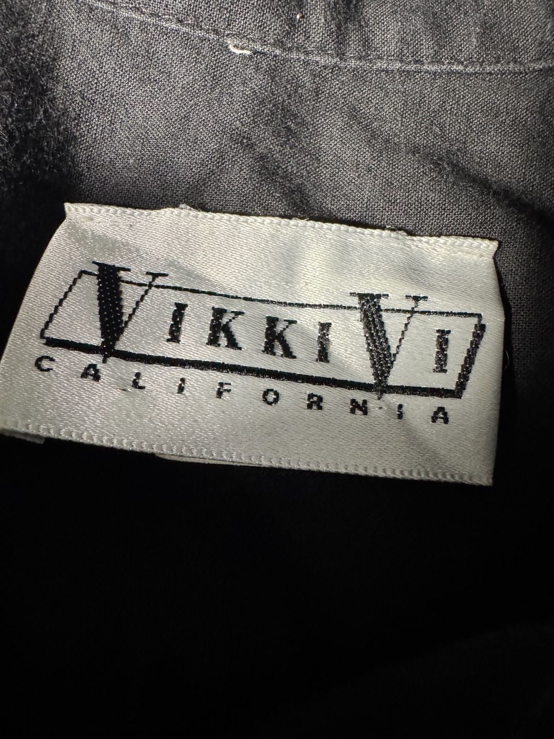Vikki Vi Embellished Button Down Shirt Black 3