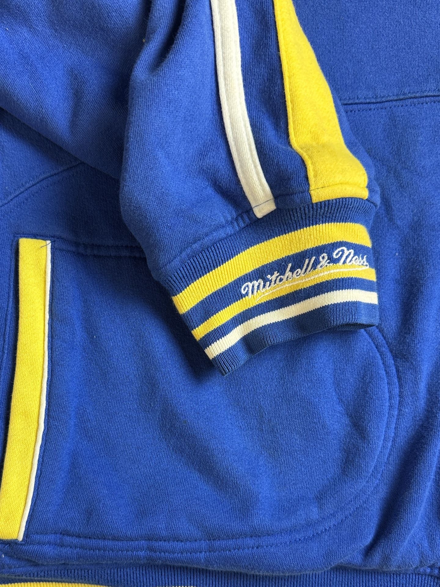 Mitchell & Ness Denver Nuggets Hardwood Classics Full Zip Hoodie XL 4