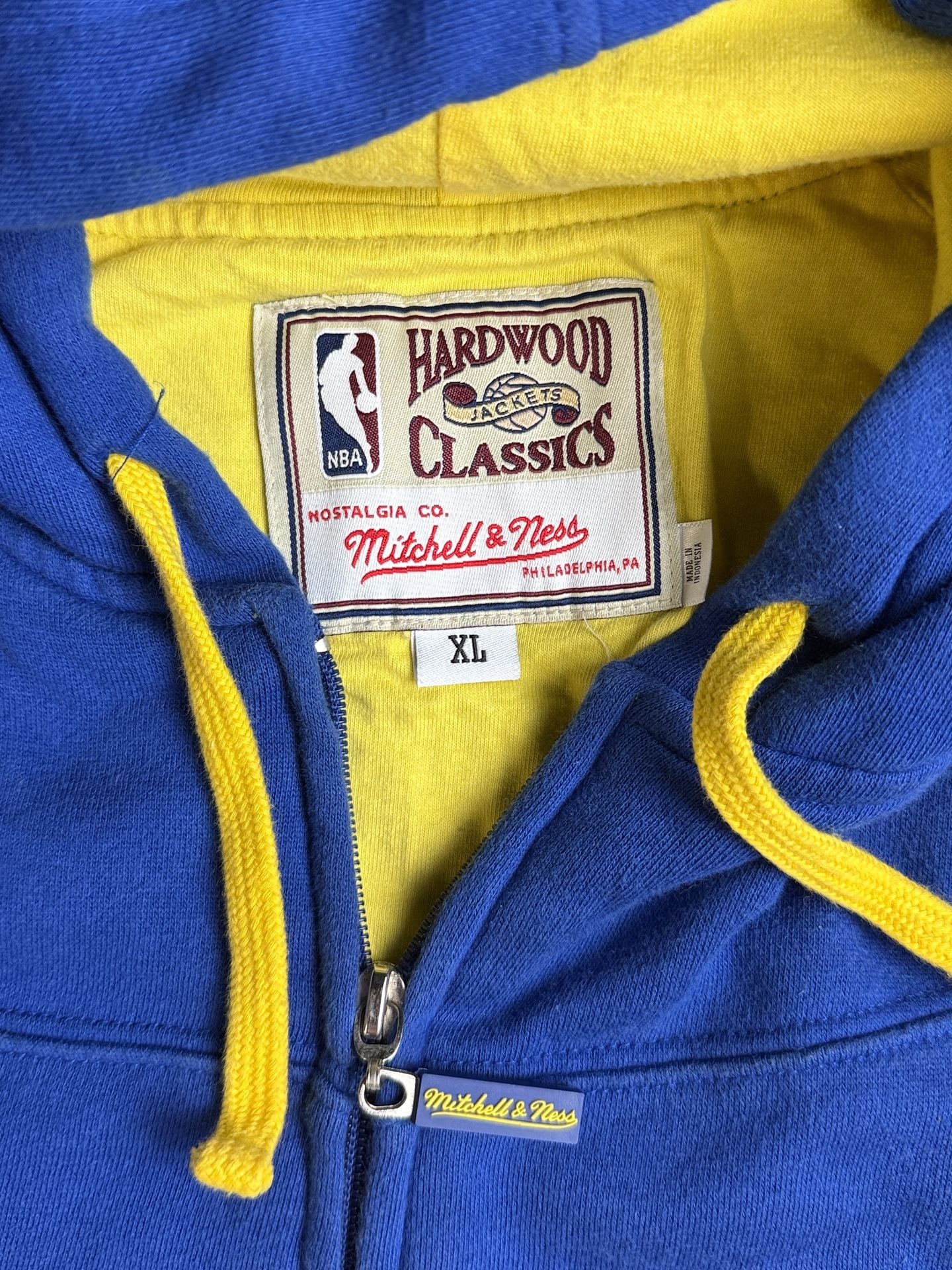 Mitchell & Ness Denver Nuggets Hardwood Classics Full Zip Hoodie XL 6