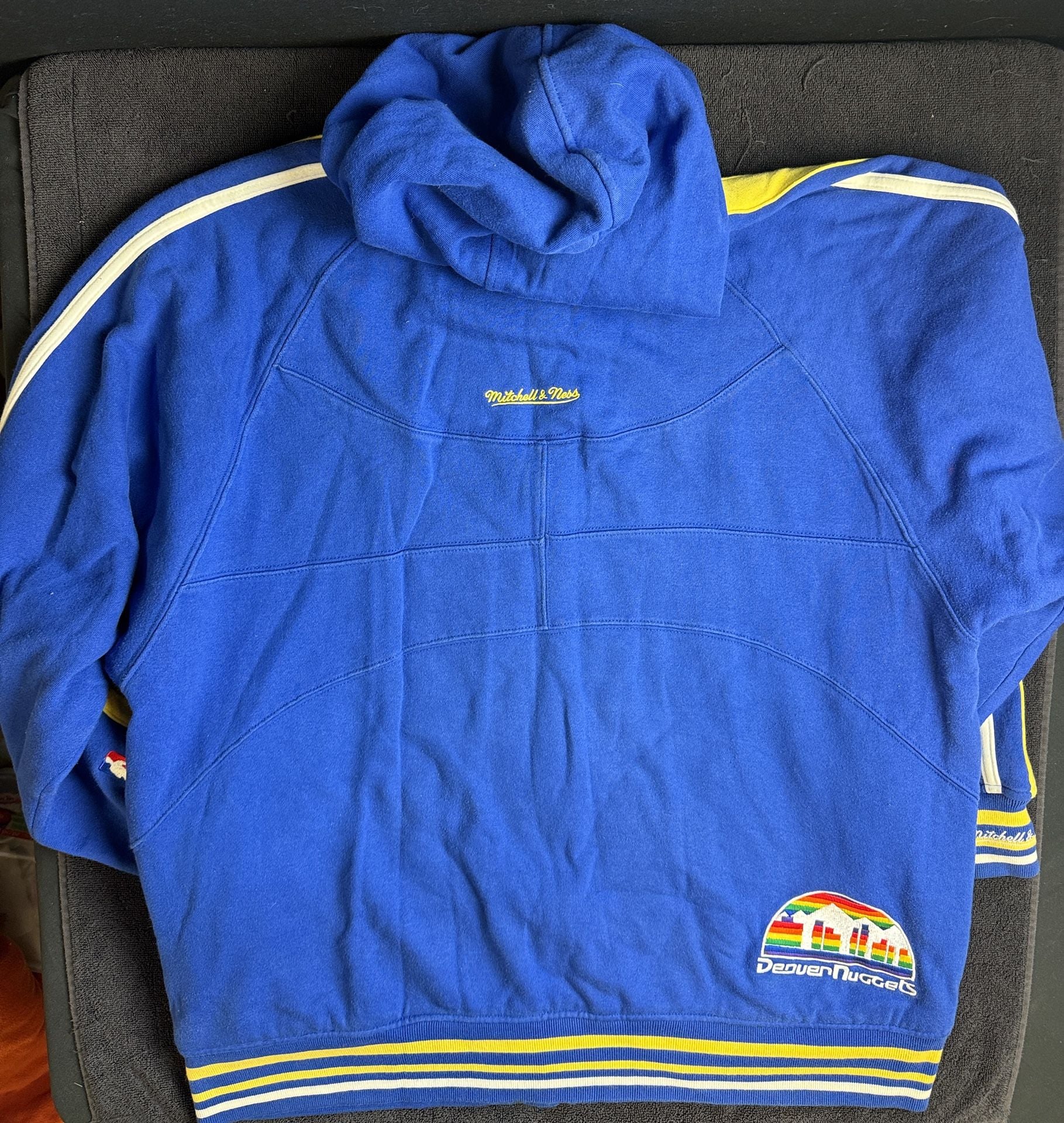 Mitchell & Ness Denver Nuggets Hardwood Classics Full Zip Hoodie XL 7