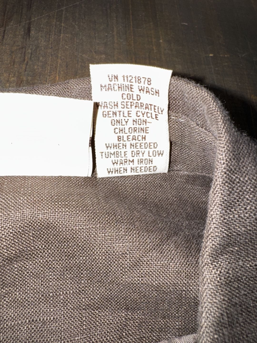 Merona Blazer Size 24W Brown Linen Pocket Jacket 6