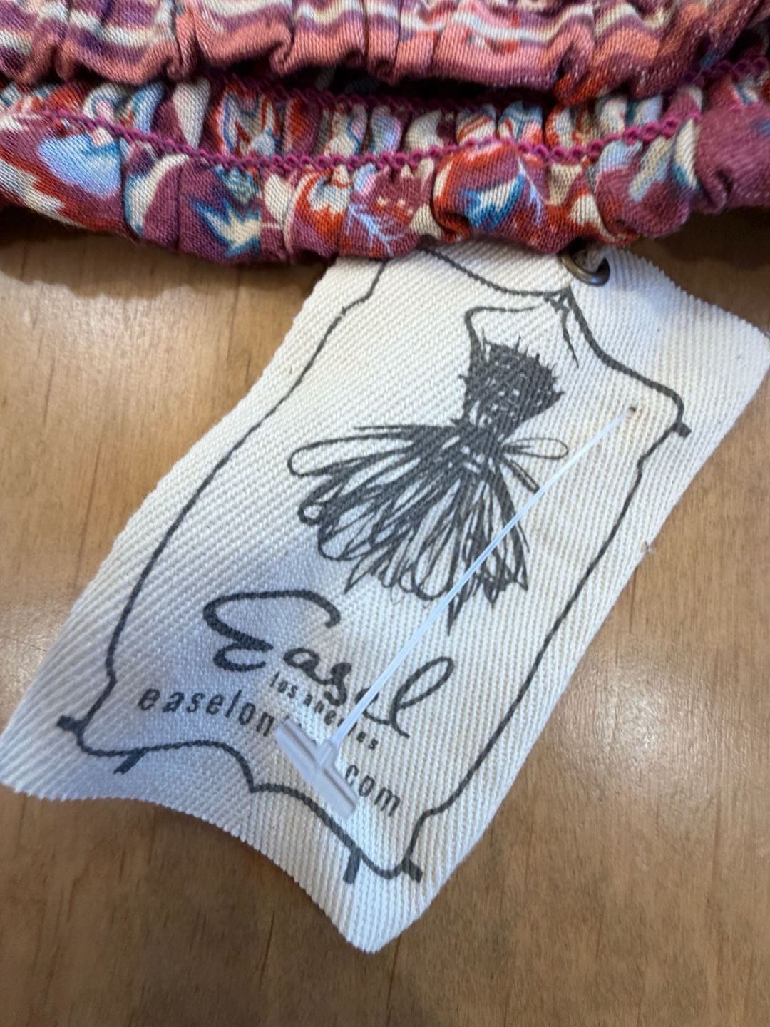 Easel Los Angeles Floral Halter Crop Top Size M 6