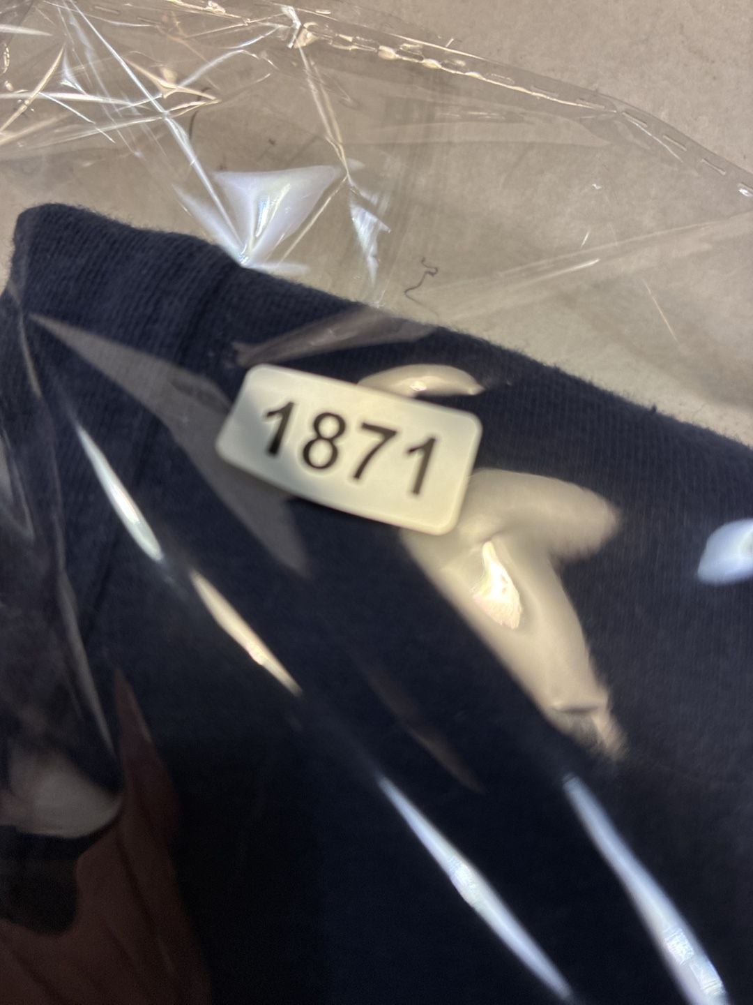 Champion Logo Taped Sweatshirt Size M Navy Blue 11