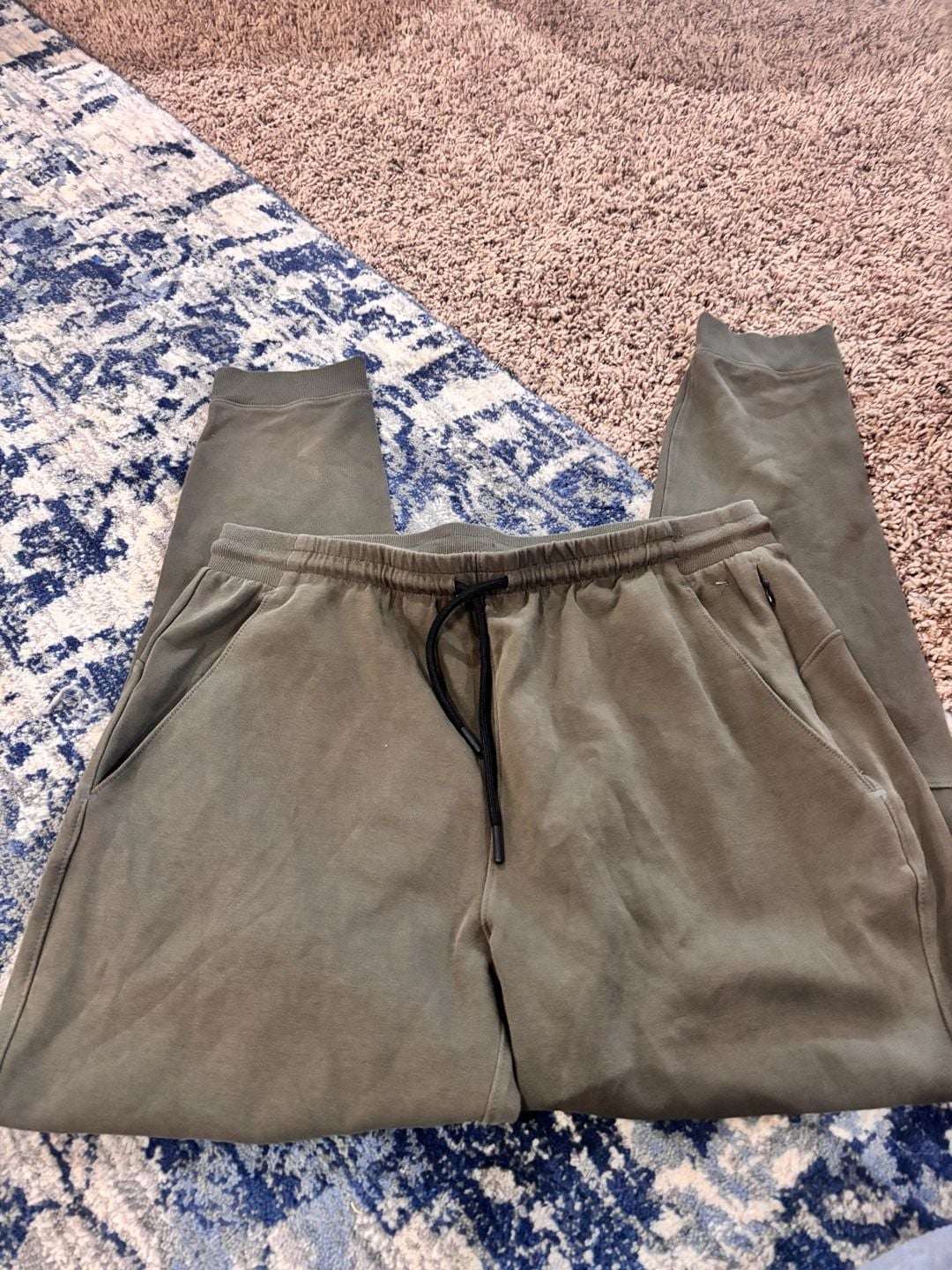Old Navy Active Dynamic Fleece Jogger Size M Green 4-Way Stretch 1
