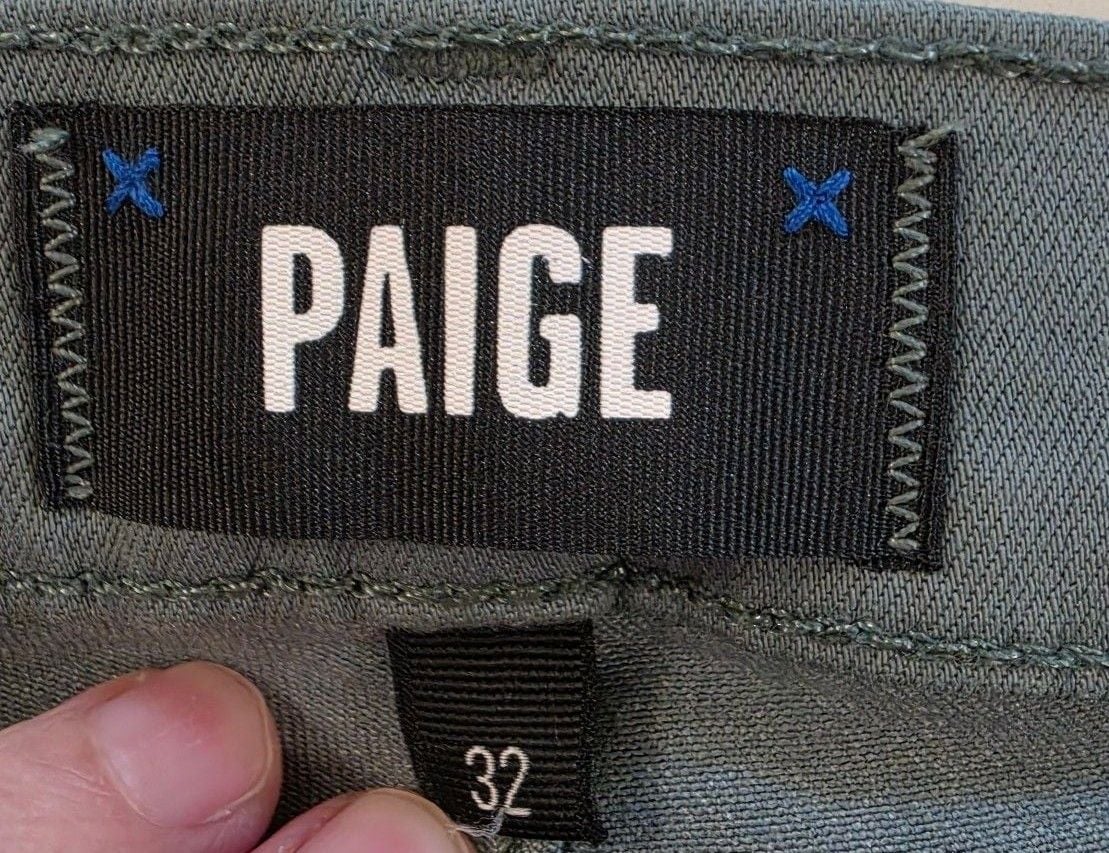 Paige Federal Slim Straight Jeans Size 32 4