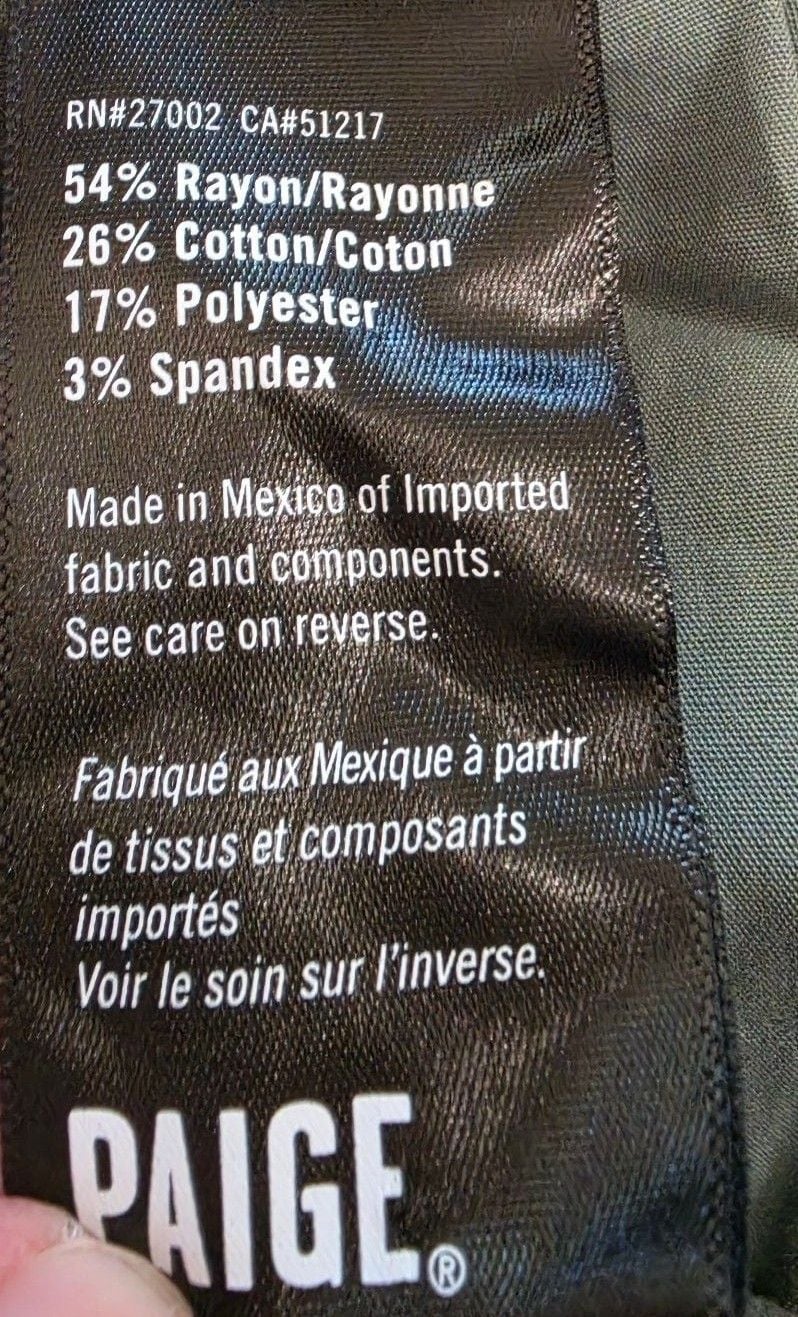 Paige Federal Slim Straight Jeans Size 32 6