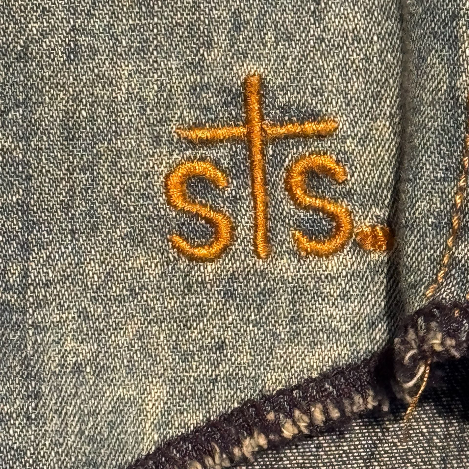 STS Ranchwear Men’s S Denim Pearl Snap Western Shirt Distressed Cowboy Ranch 5