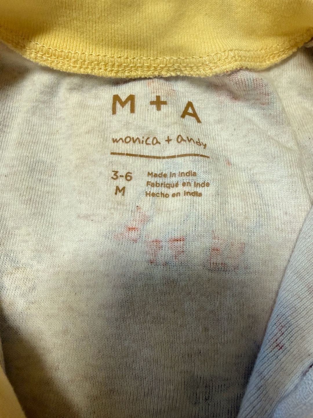 2 Monica + Andy Sleep Suit Lot Size 3-6M Animal Print 2