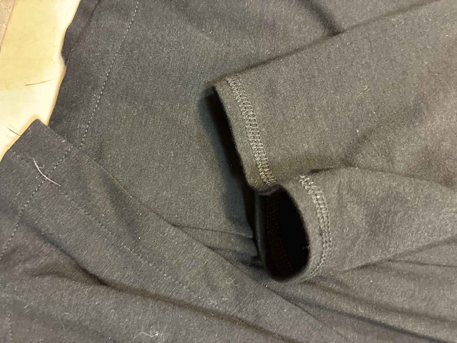 LL Bean Open Front Cardigan Size L Black Tencel Lyocell Spandex 3