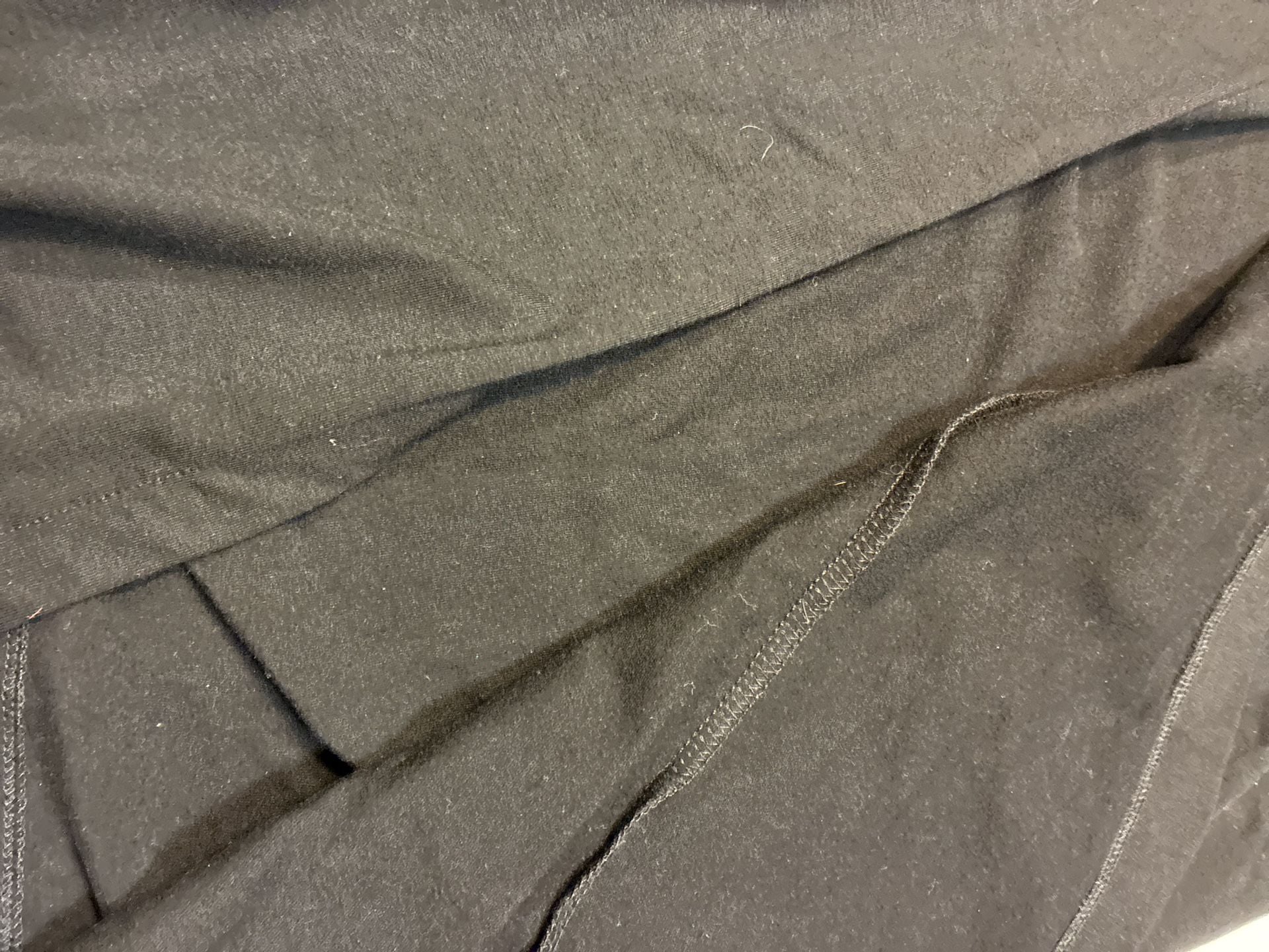 LL Bean Open Front Cardigan Size L Black Tencel Lyocell Spandex 8