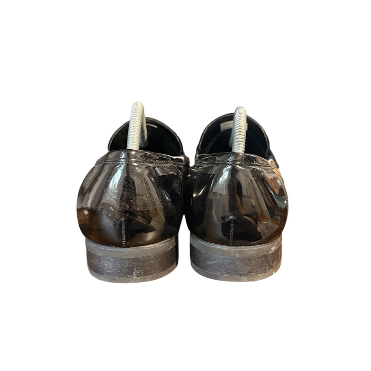 Calvin Klein Bernard Patent Loafer Size 10 Black Slip-On Shoes 4