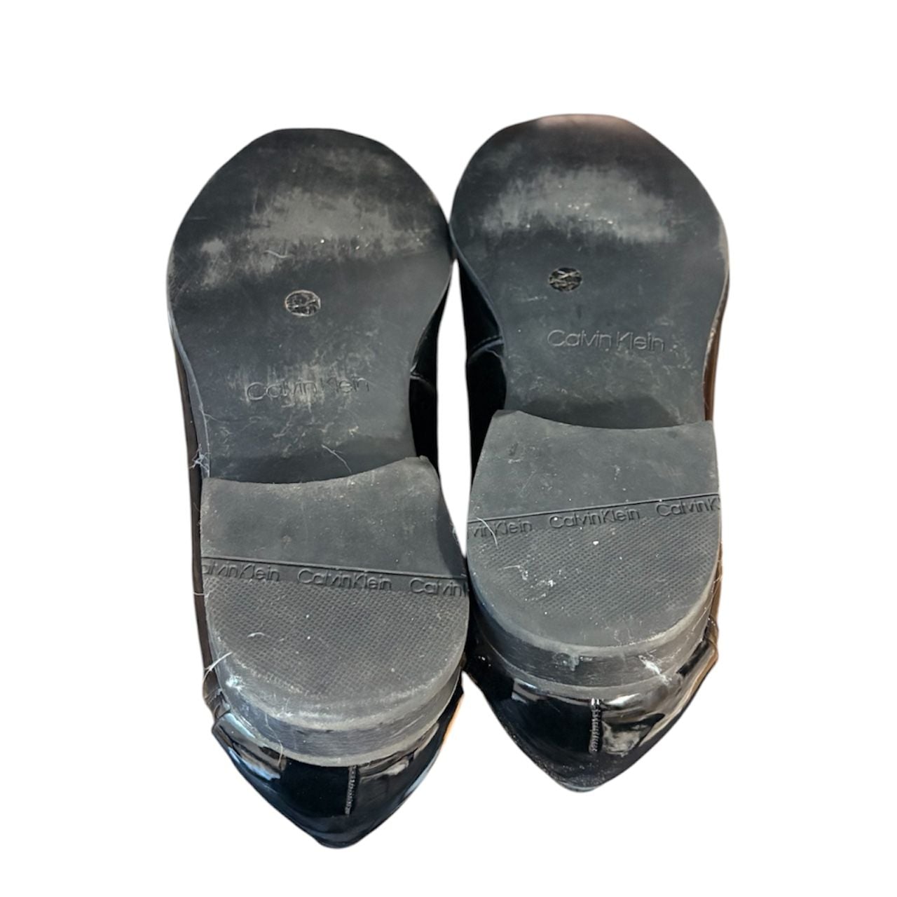 Calvin Klein Bernard Patent Loafer Size 10 Black Slip-On Shoes 5