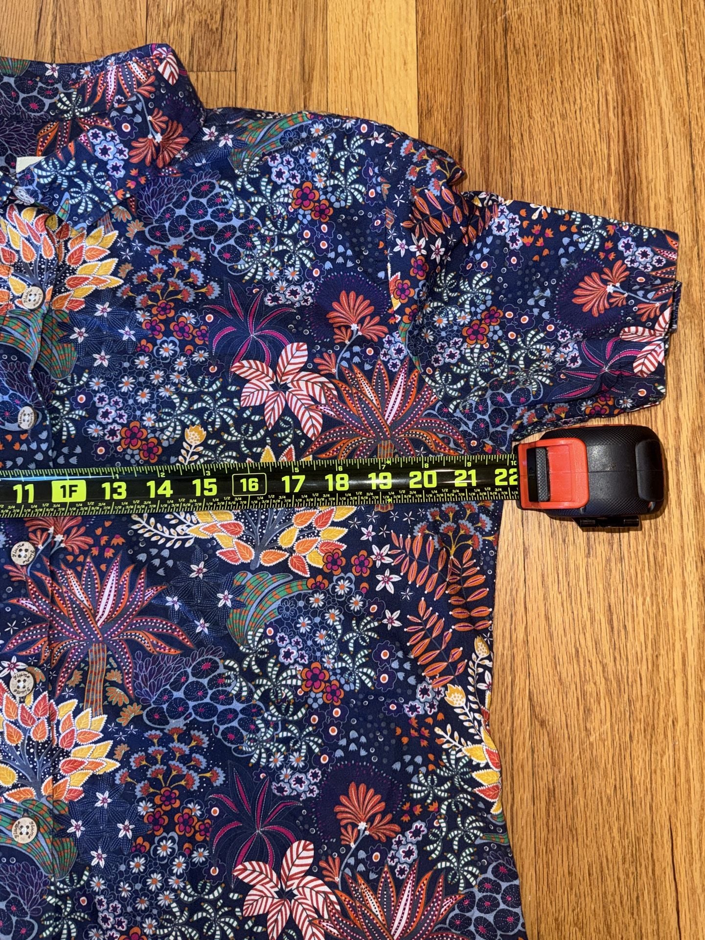 Yiume Hawaiian Shirt Mens XL Floral Short Sleeve Button Down 5