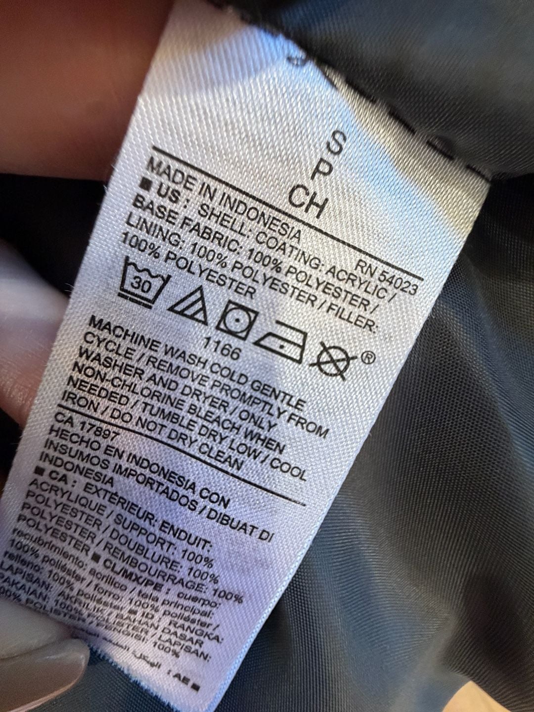 Old Navy Puffer Vest Size S Black Gray Mock Neck Full Zip 8