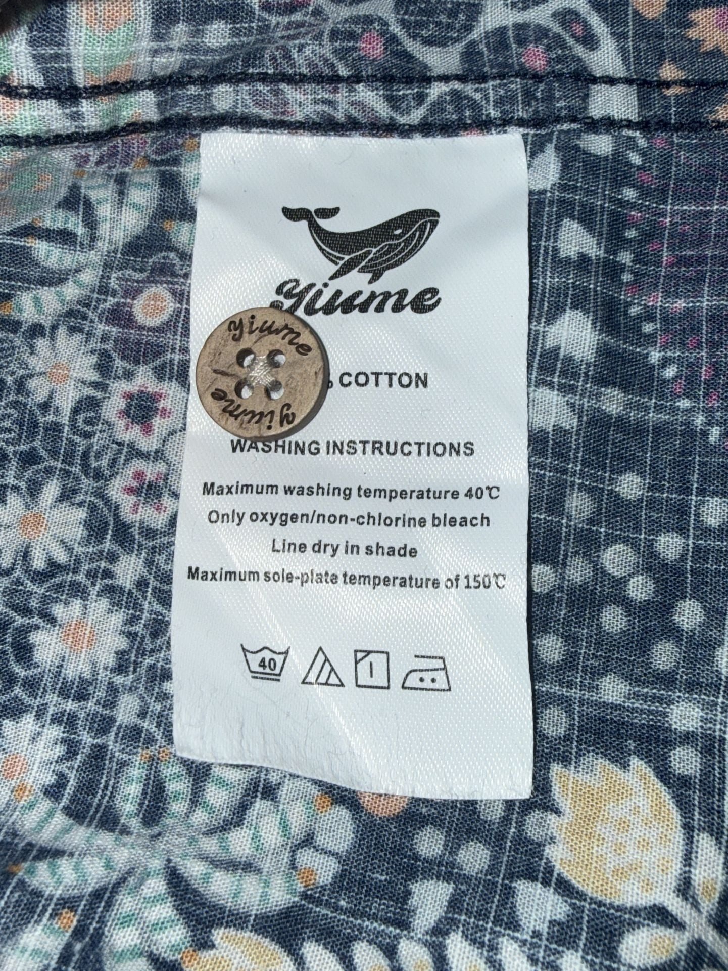 Yiume Hawaiian Shirt Mens XL Floral Short Sleeve Button Down 7