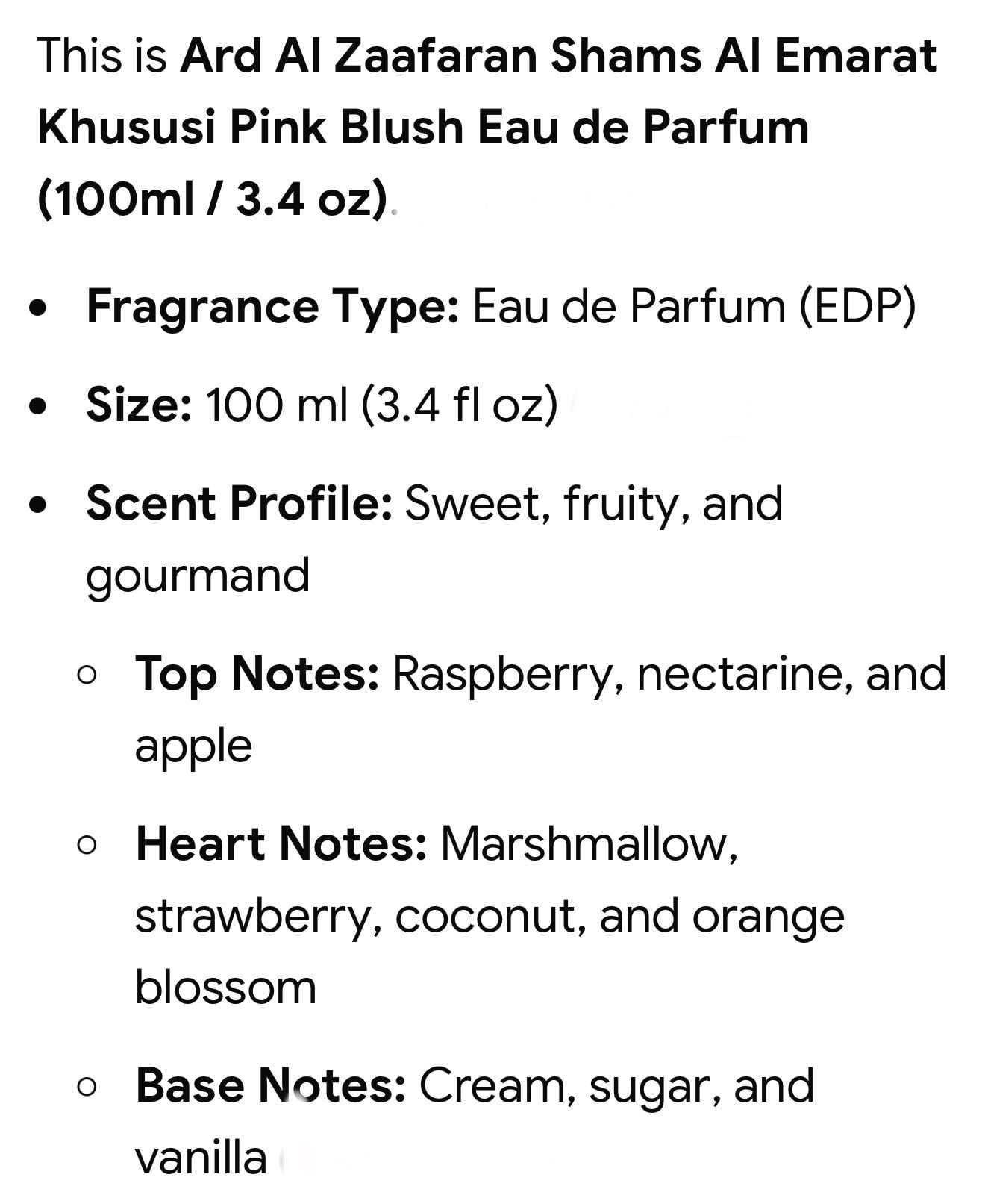 Ard Al Zaafaran Shams Al Emarat Khususi Pink Blush Perfume 7