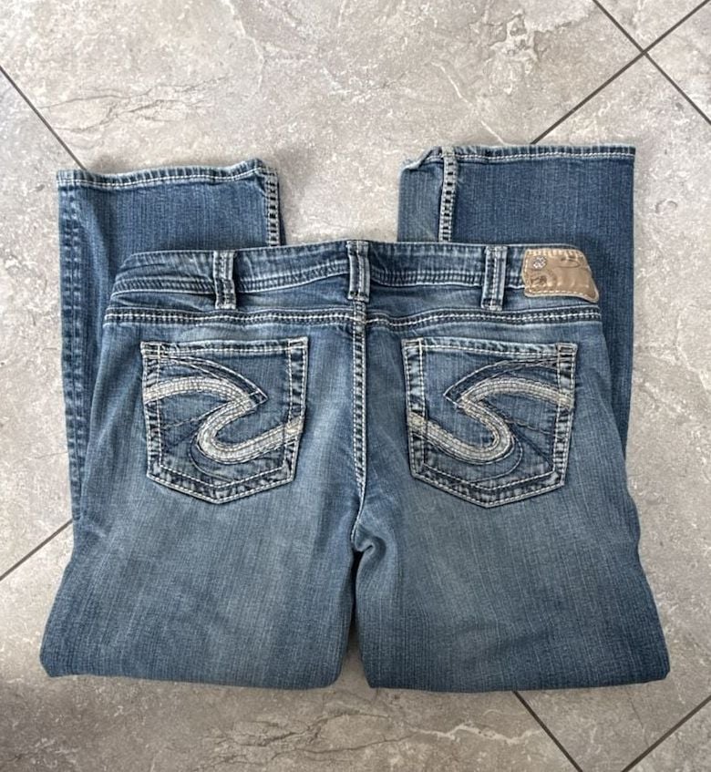 Silver Jeans Co. Aiko Mid Rise Bootcut Size W34/L29 Blue Denim 1