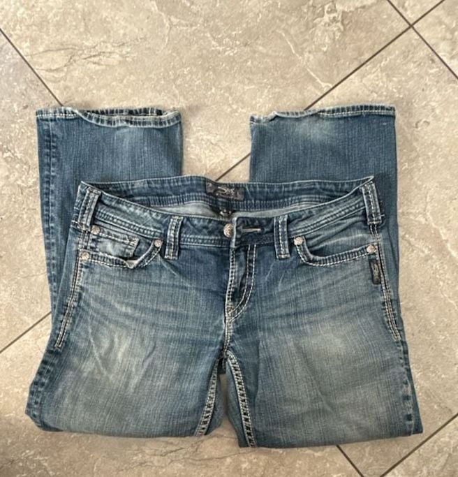 Silver Jeans Co. Aiko Mid Rise Bootcut Size W34/L29 Blue Denim 2