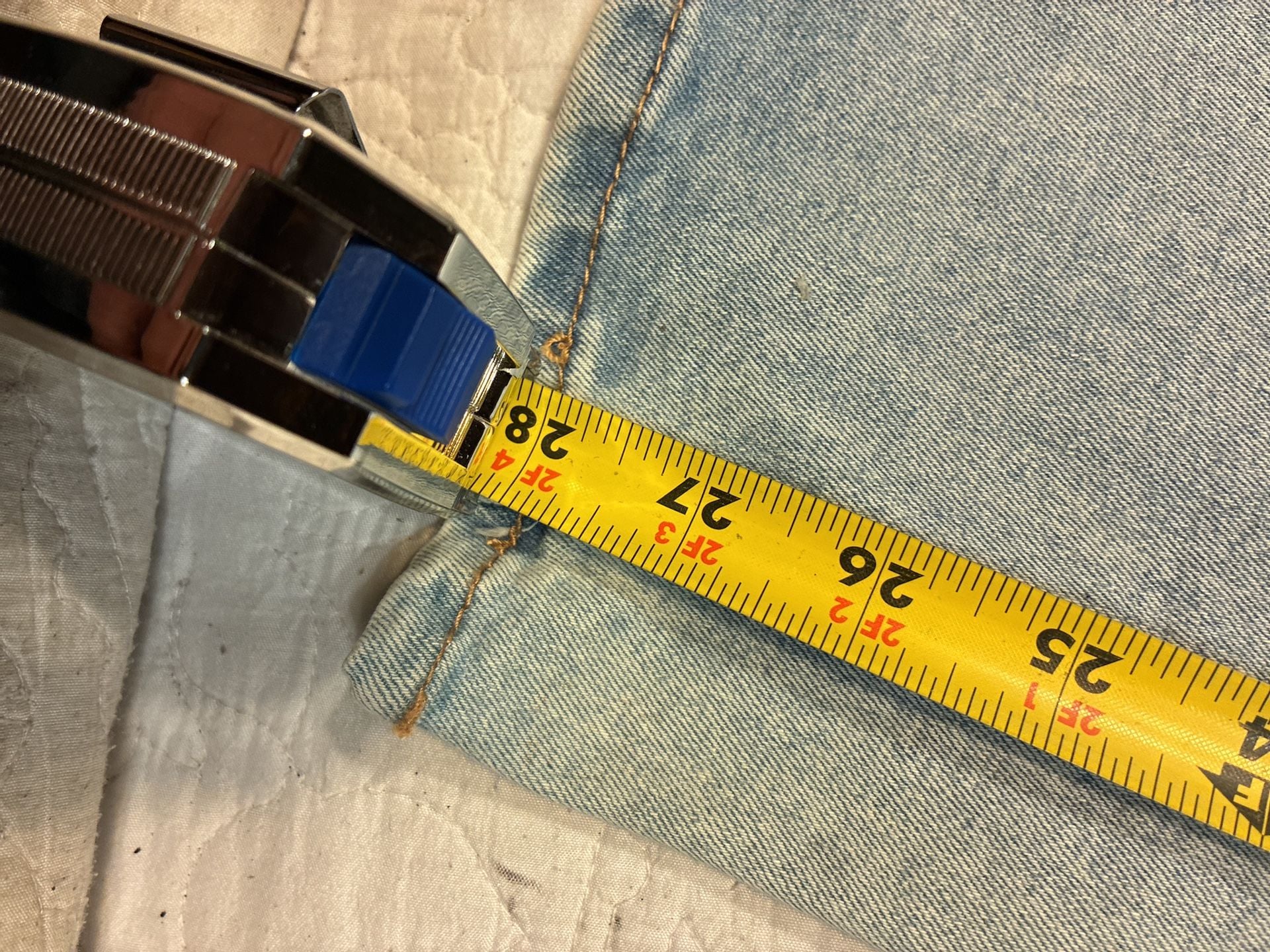 Frye Light Wash Straight Leg Jeans Size 4/27 Light Blue Denim 7
