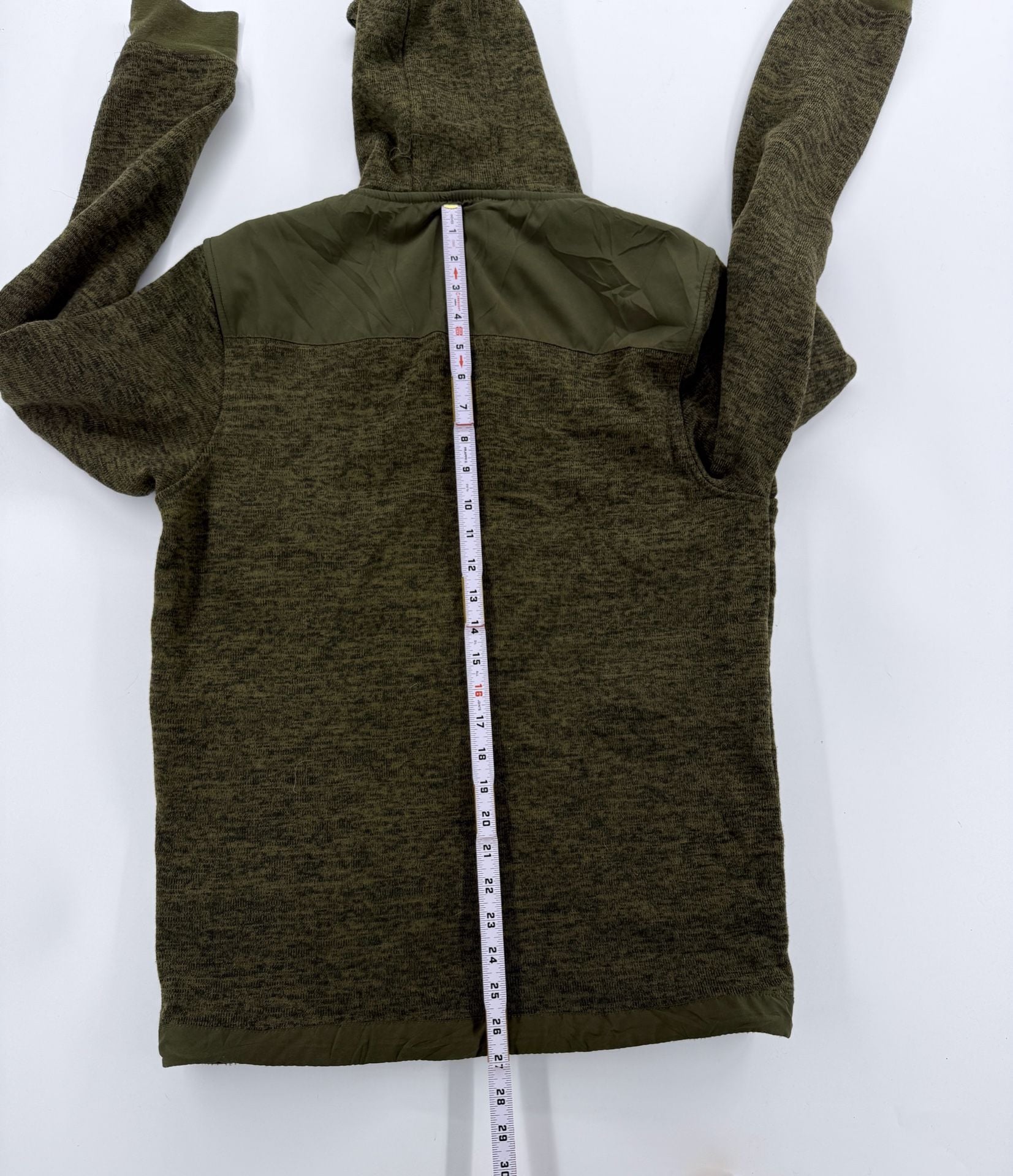 Arthur Beale AB Full Zip Hooded Fleece Jacket Size S Green 5