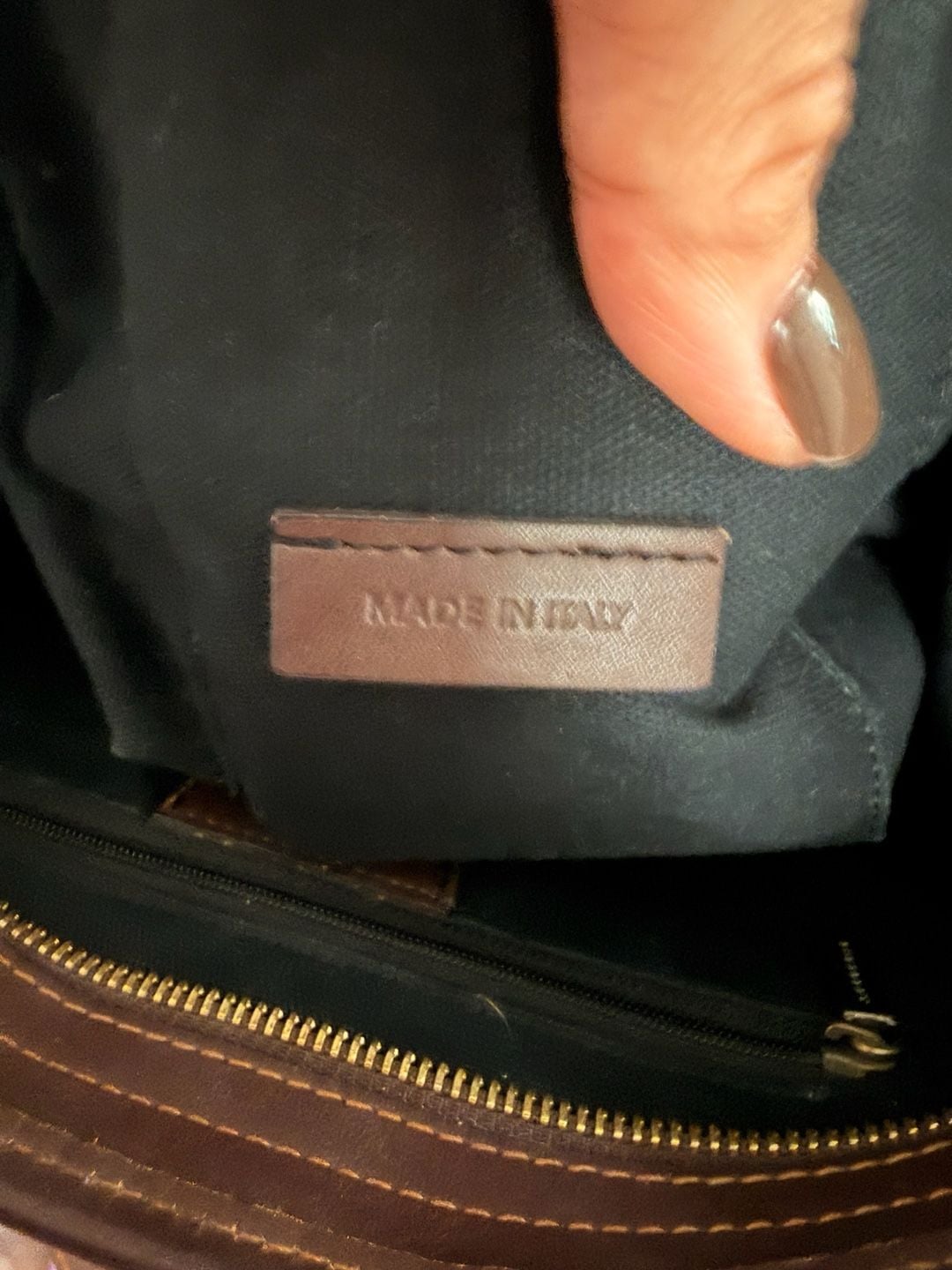 Burberry Check Tote Bag Brown Leather Nova Check 7