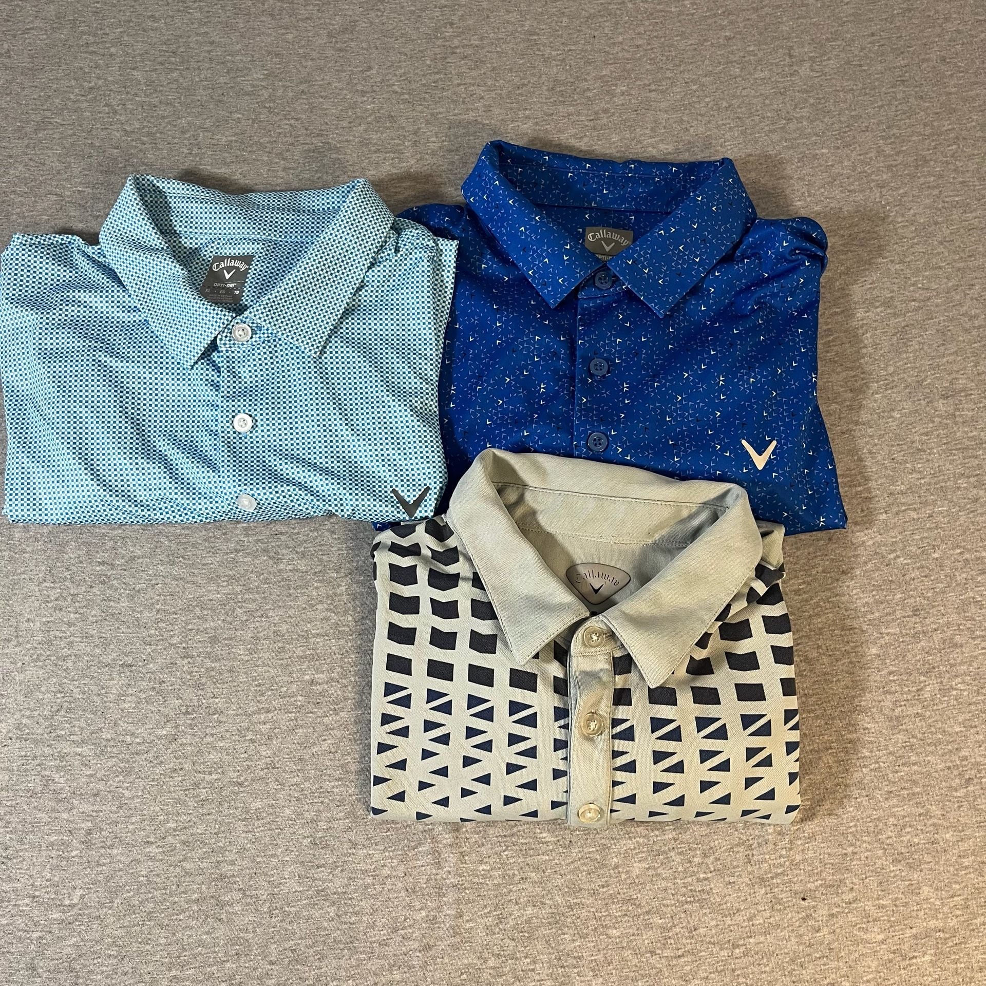 Lot Of 3-Callaway Golf Polo Shirt Men’s Size XL 1