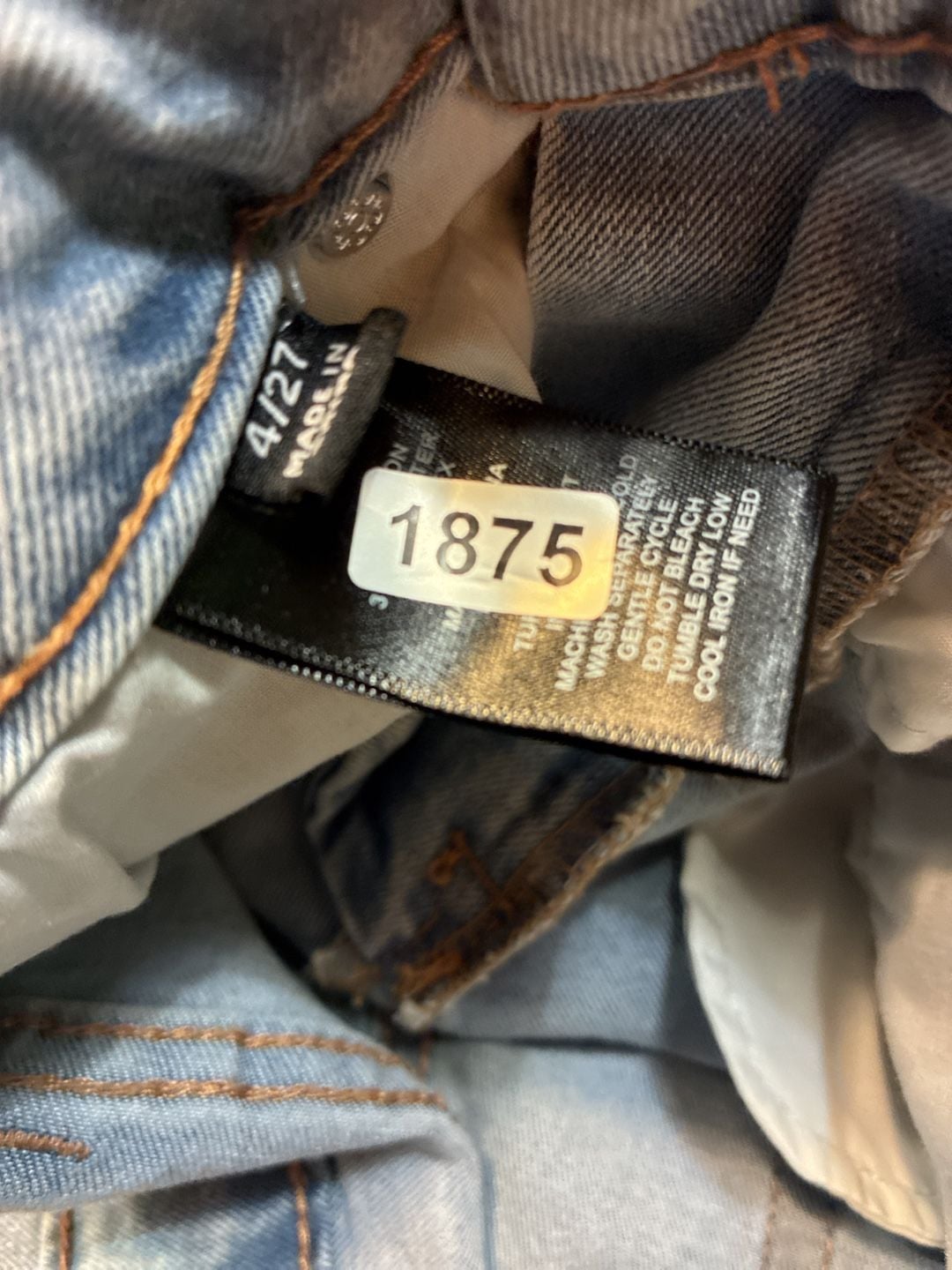 Frye Light Wash Straight Leg Jeans Size 4/27 Light Blue Denim 11