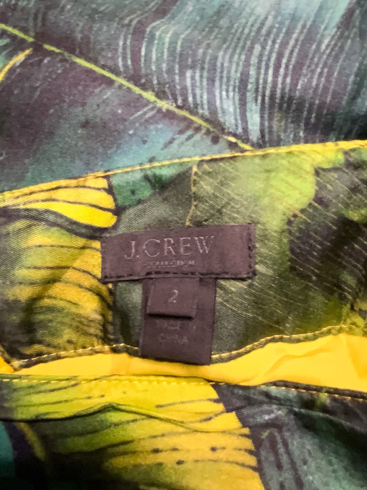 J.Crew Collection Silk Tulip Fauxwrap Skirt Women Size 2 4