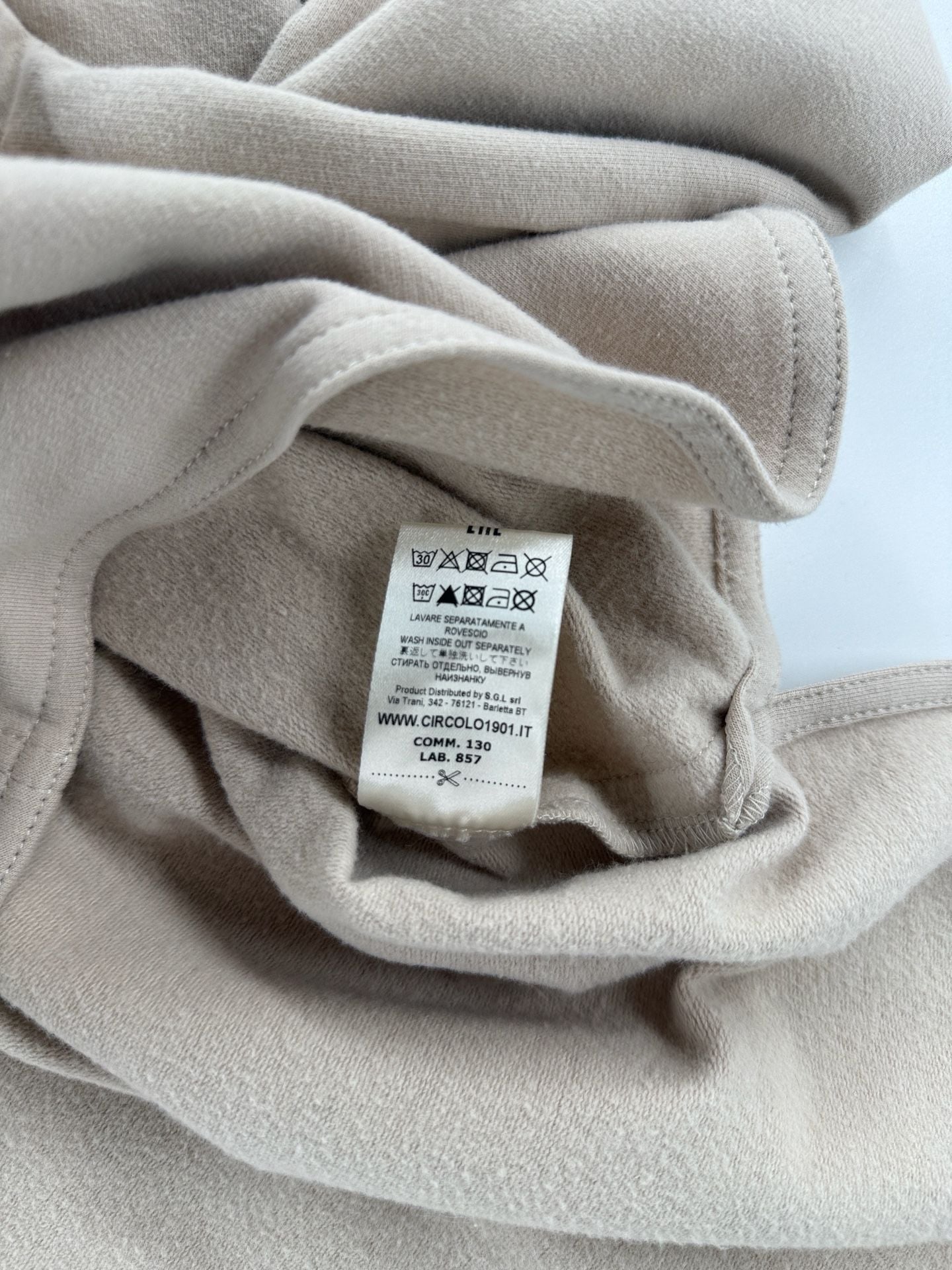 Circolo 1901 Women Italy 44 US 8 Beige Cotton Stretch Shacket Overshirt Jacket 8