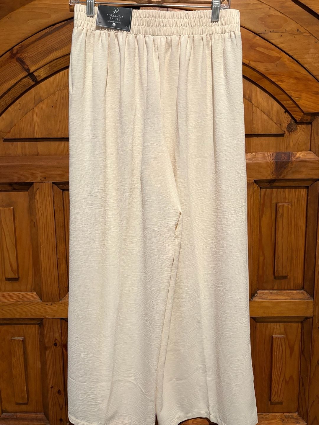 Adrianna Papell Pull On Wide Leg Airflow Pant Size S Cannolicrm 5