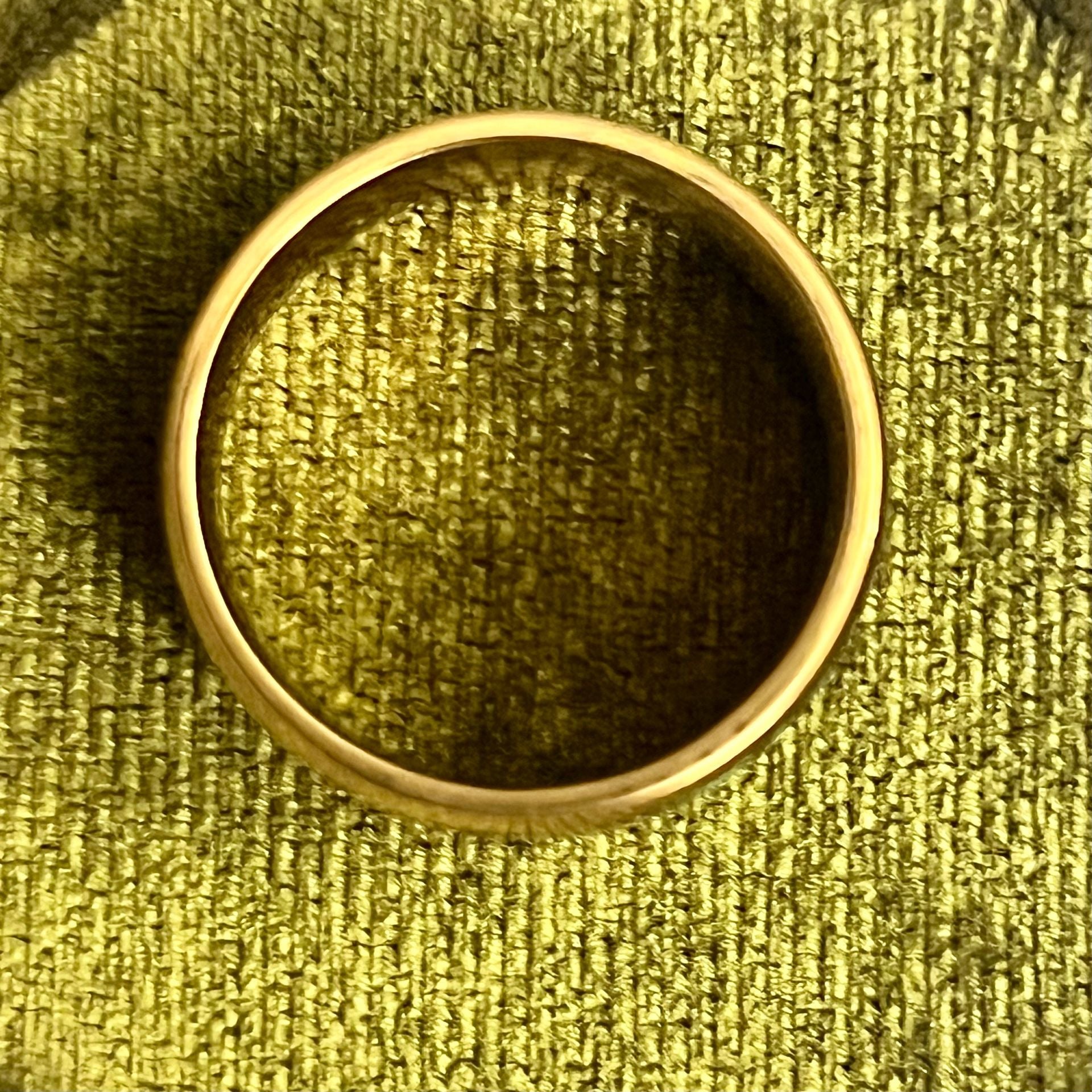 Tungsten Titanium Steel Green Abalone Inlay Gold High Polished Finish 8mm Ring Size 11 5