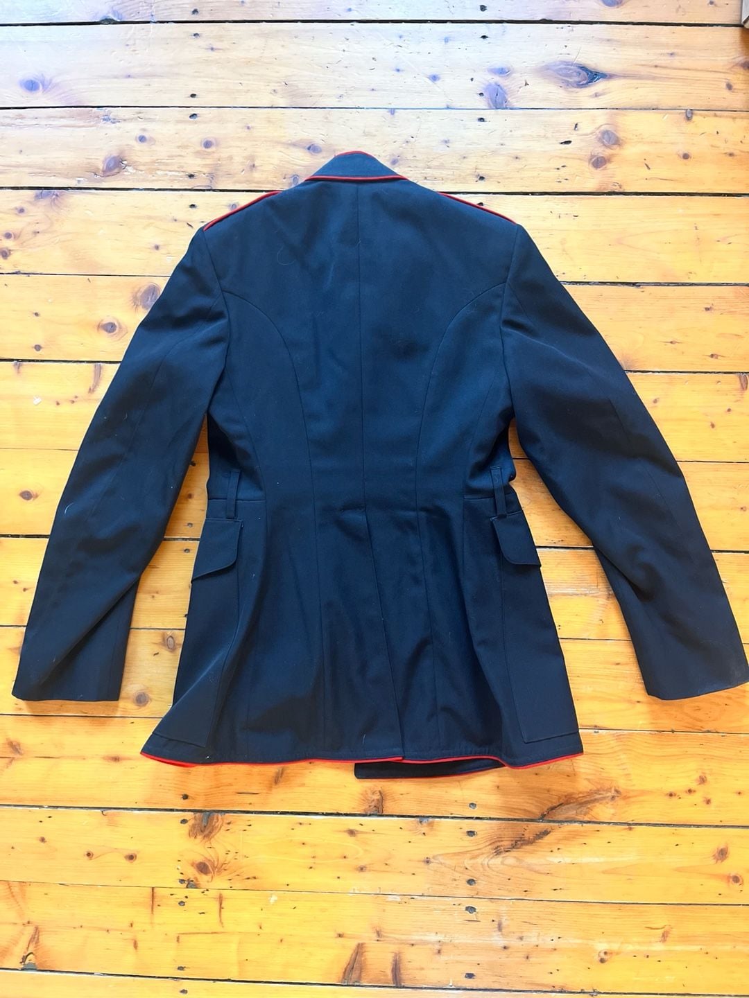 USMC Dress Blue Uniform Jacket Coat Vintage 1989 36R Excellent Condition 3