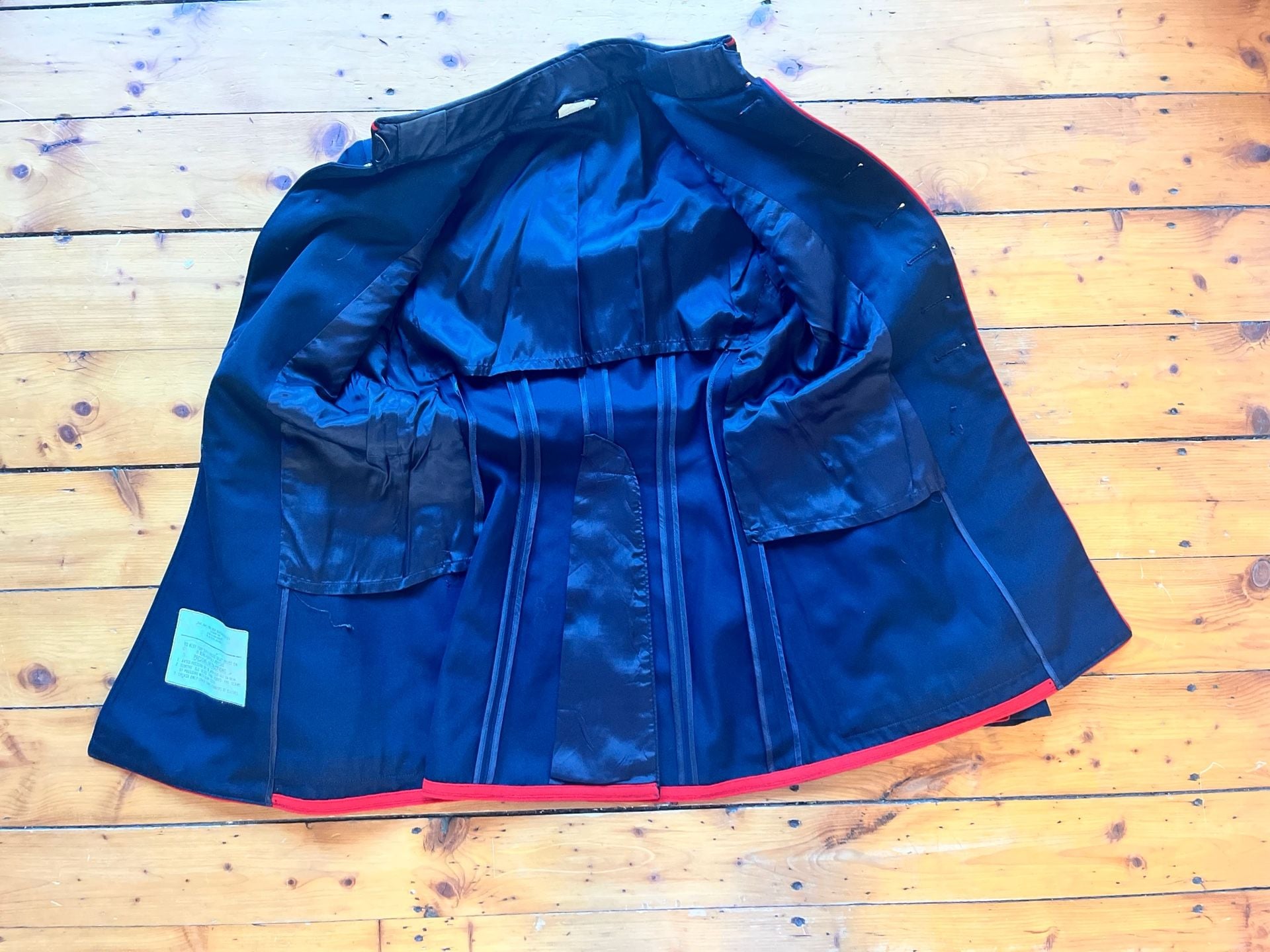 USMC Dress Blue Uniform Jacket Coat Vintage 1989 36R Excellent Condition 7